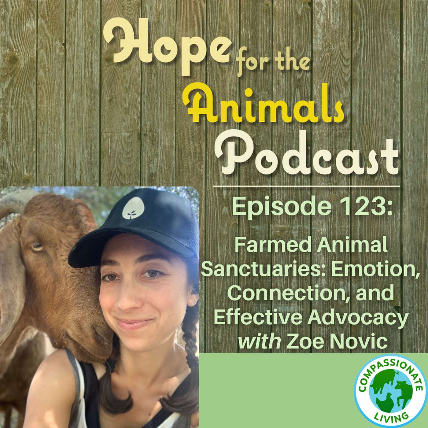 Farmed Animal Sanctuaries: Emotion, Connection, and Effective Advocacy with Zoe Novic