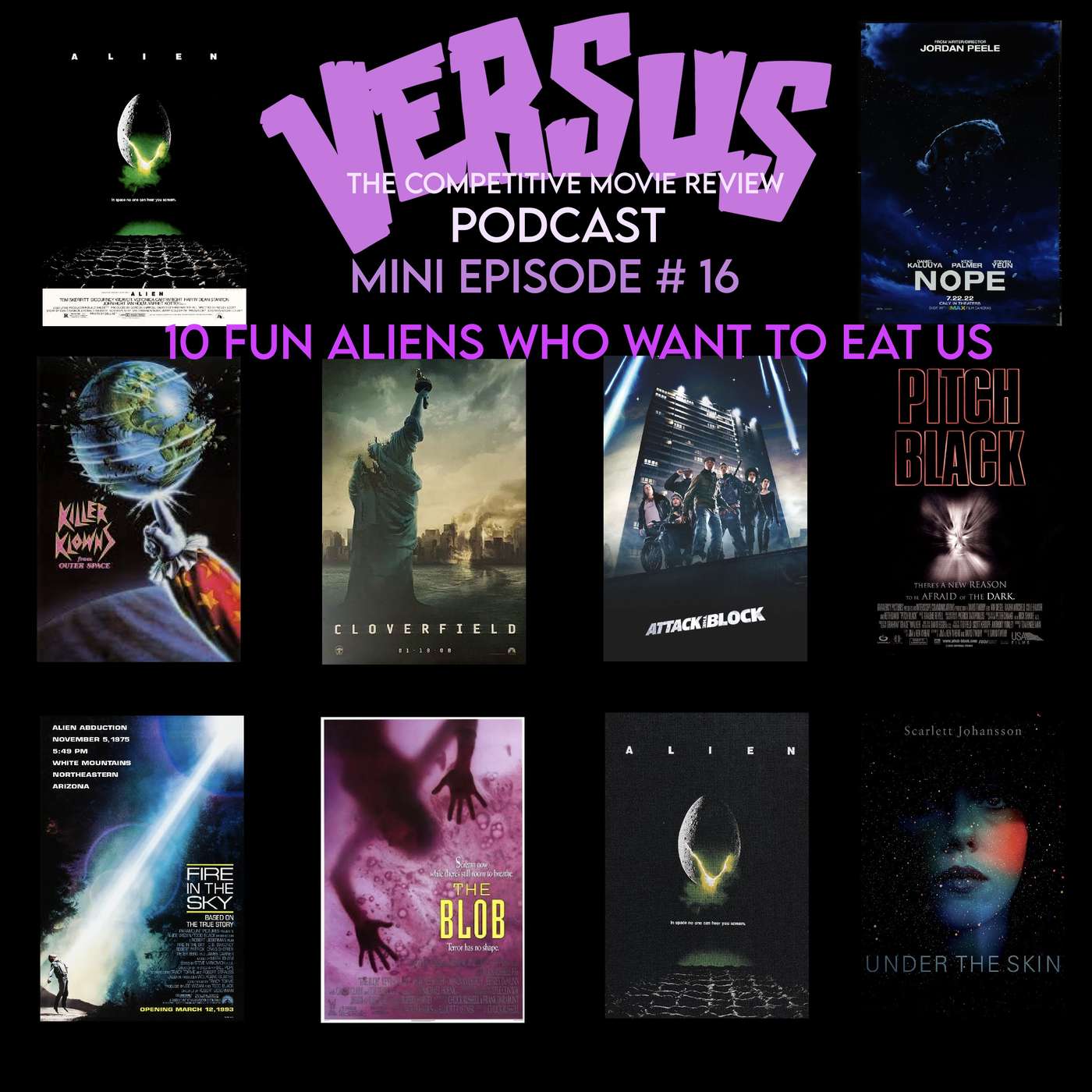 Versus Mini Episode # 16 : 10 Fun Aliens That Want To Eat Us
