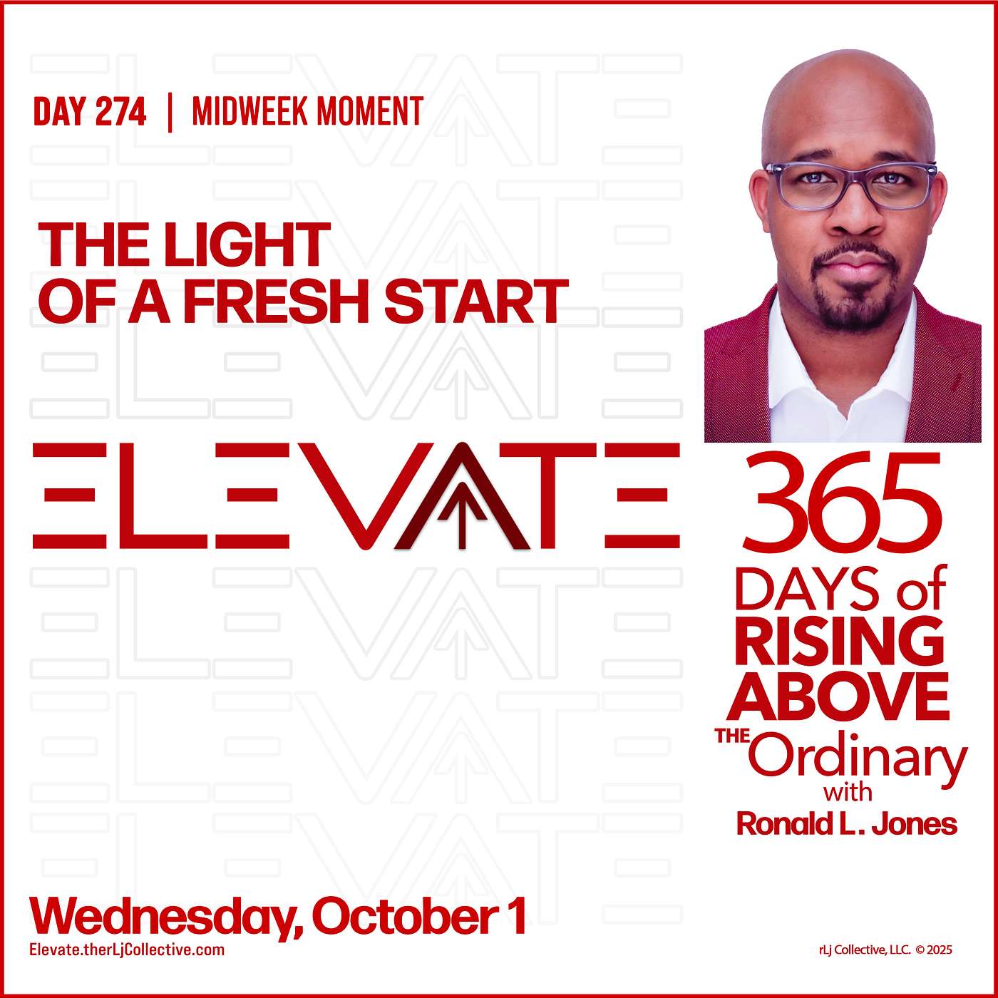 Day 274: The Light of a Fresh Start