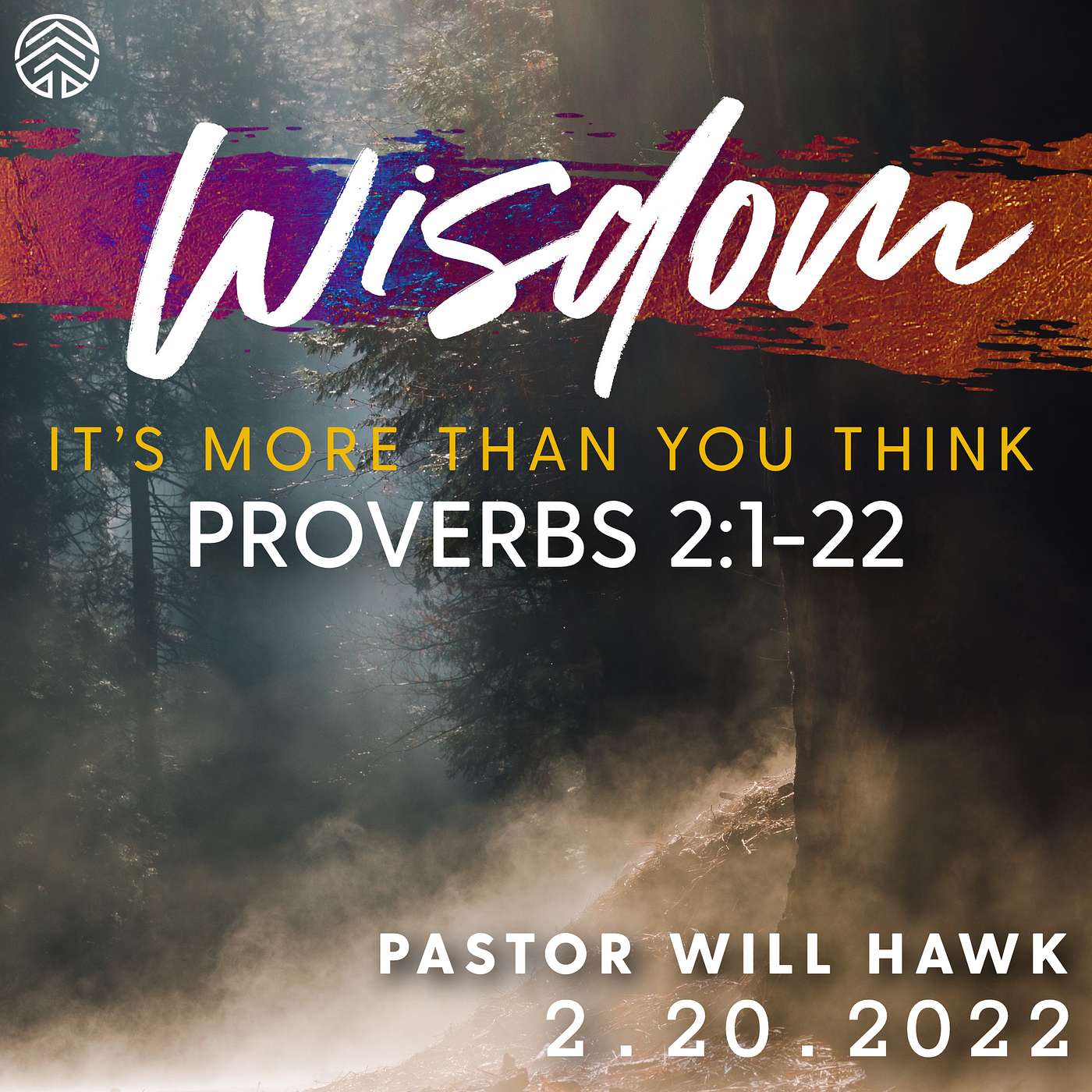 WISDOM: It's More Than You Think | Proverbs 2:1-22 | Pastor Will Hawk | February 20, 2022.