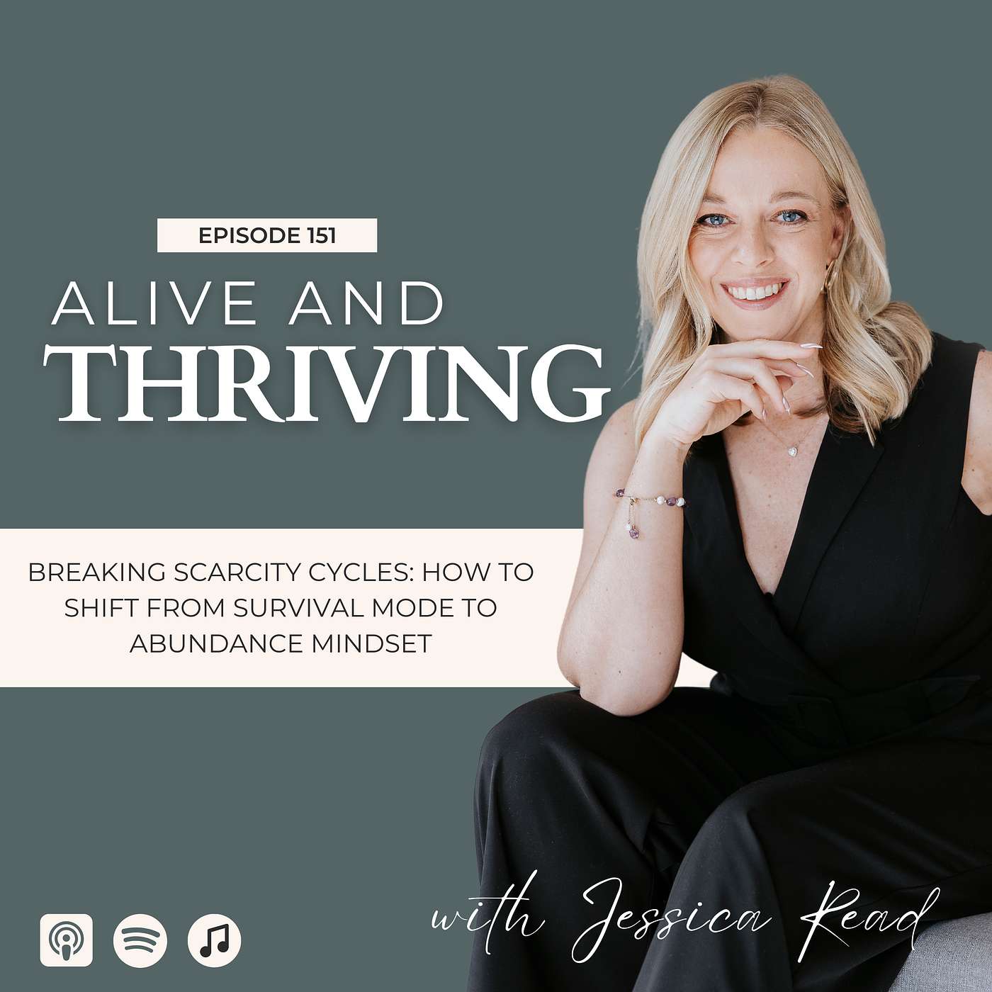 EP 151: Break Scarcity Cycles: Shift from Survival Mode to an Abundance Mindset episode artwork