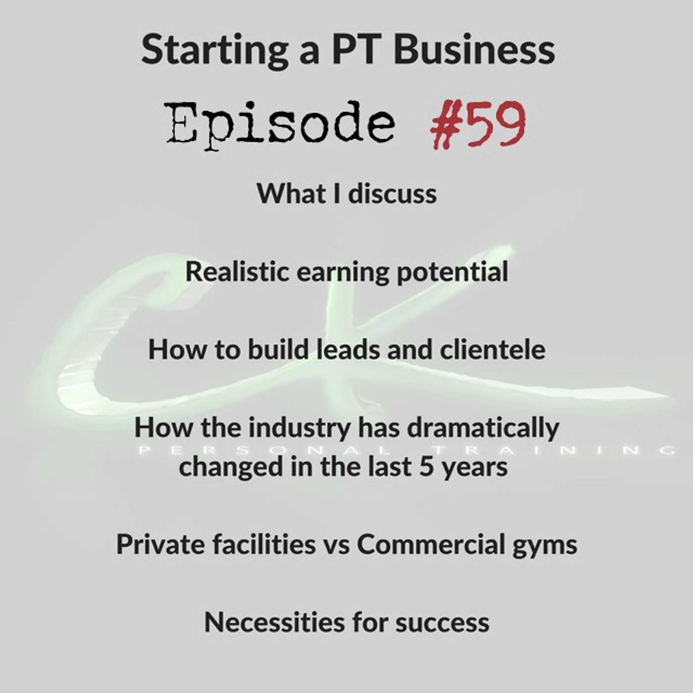 Starting a personal training business