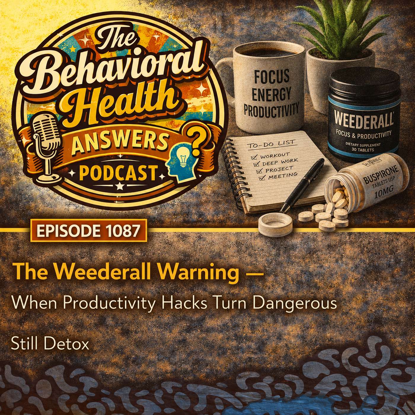 Episode 1087: The Weederall Warning - When Productivity Hacks Turn Dangerous | Still Detox episode artwork