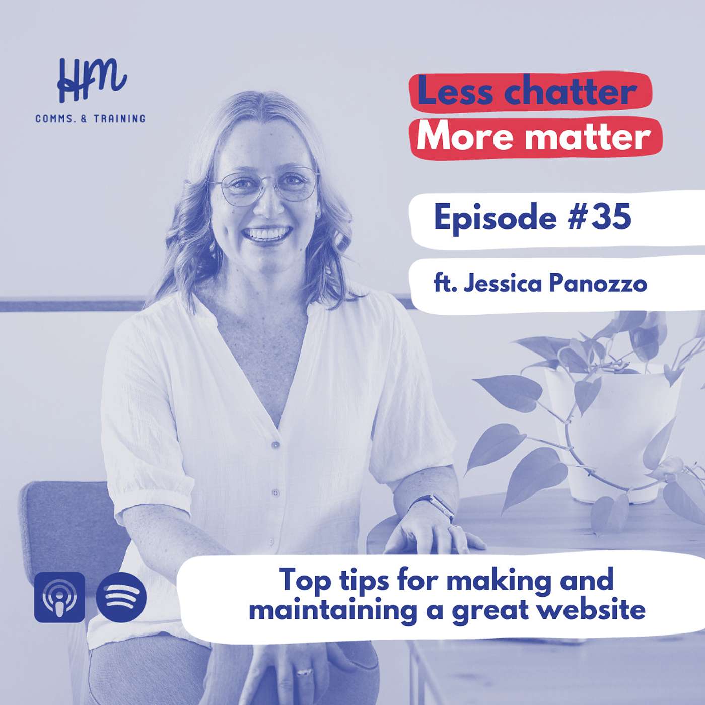 #35 Top tips for making and maintaining a great website (ft. Jessica Panozzo)