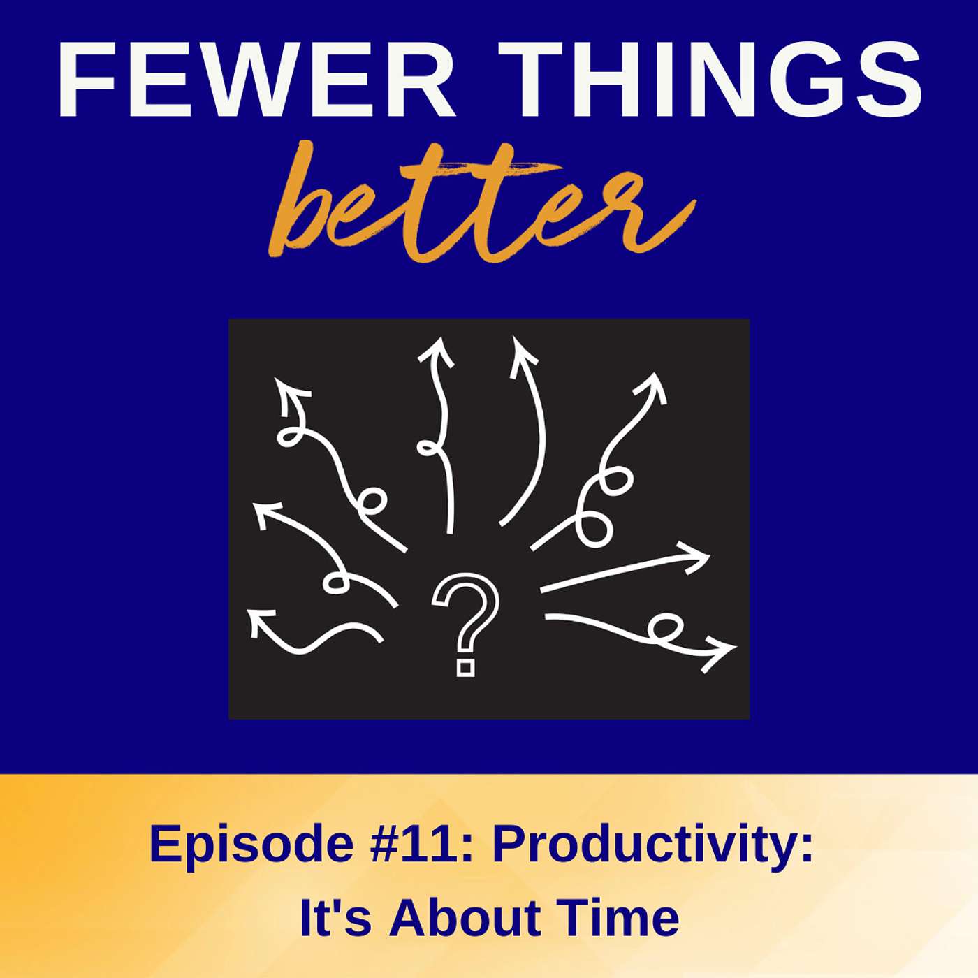 Ep. 11 - Productivity: It's About Time