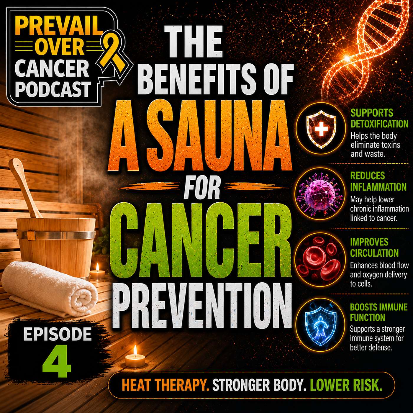 The Benefits Of A Sauna For Cancer Prevention episode artwork