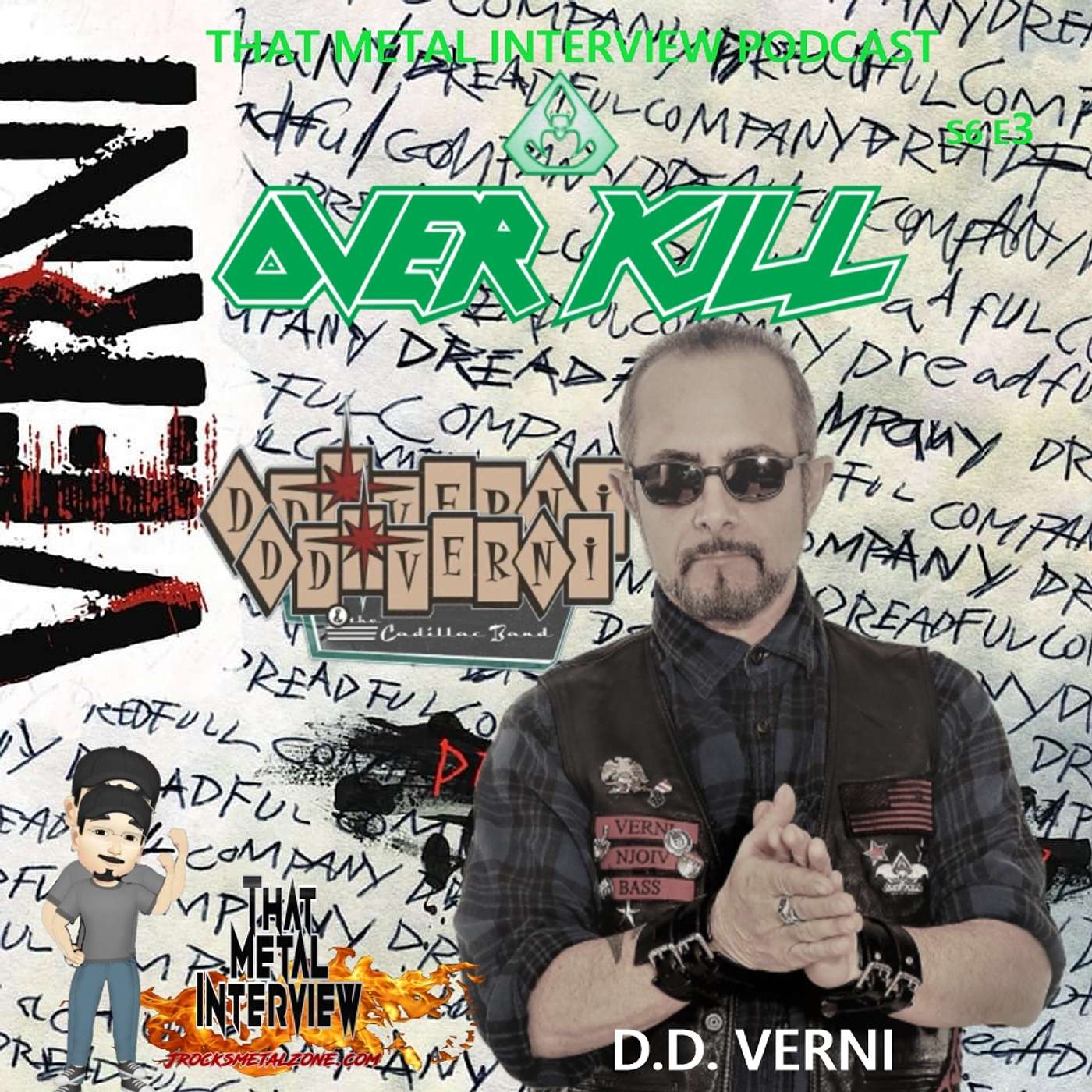 Interview w/ D.D. Verni of OVERKILL & D.D. Verni's Cadillac Band S6 E3 episode artwork