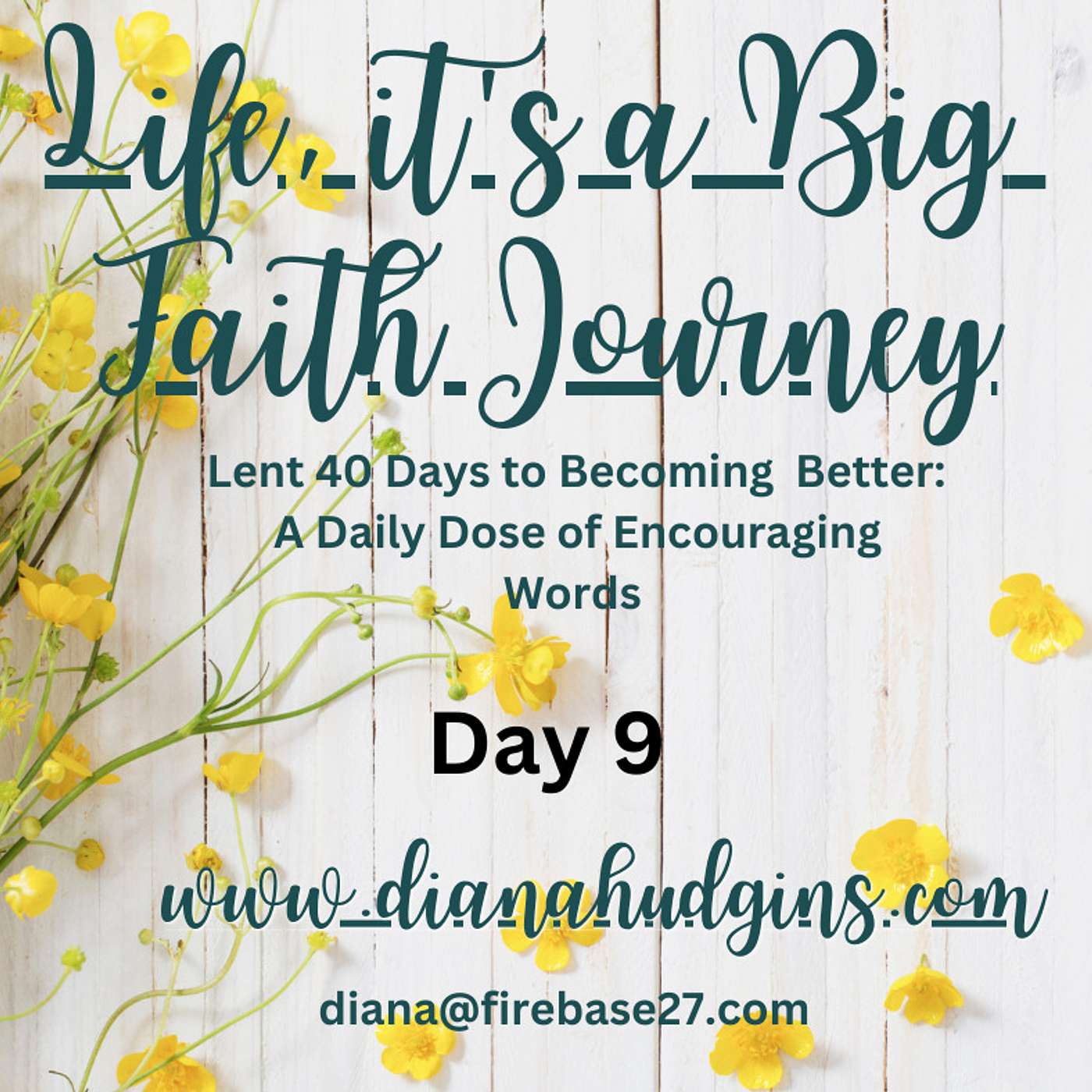 Life, it\'s a Big Faith Journey