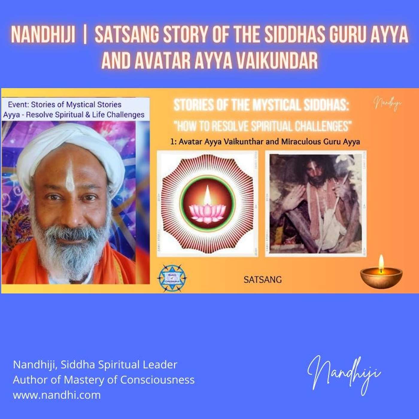 Stories of the Mystical Siddhas: Guru Ayya Narayanar & Avatar Vaikundar - Resolve Spiritual Challenges