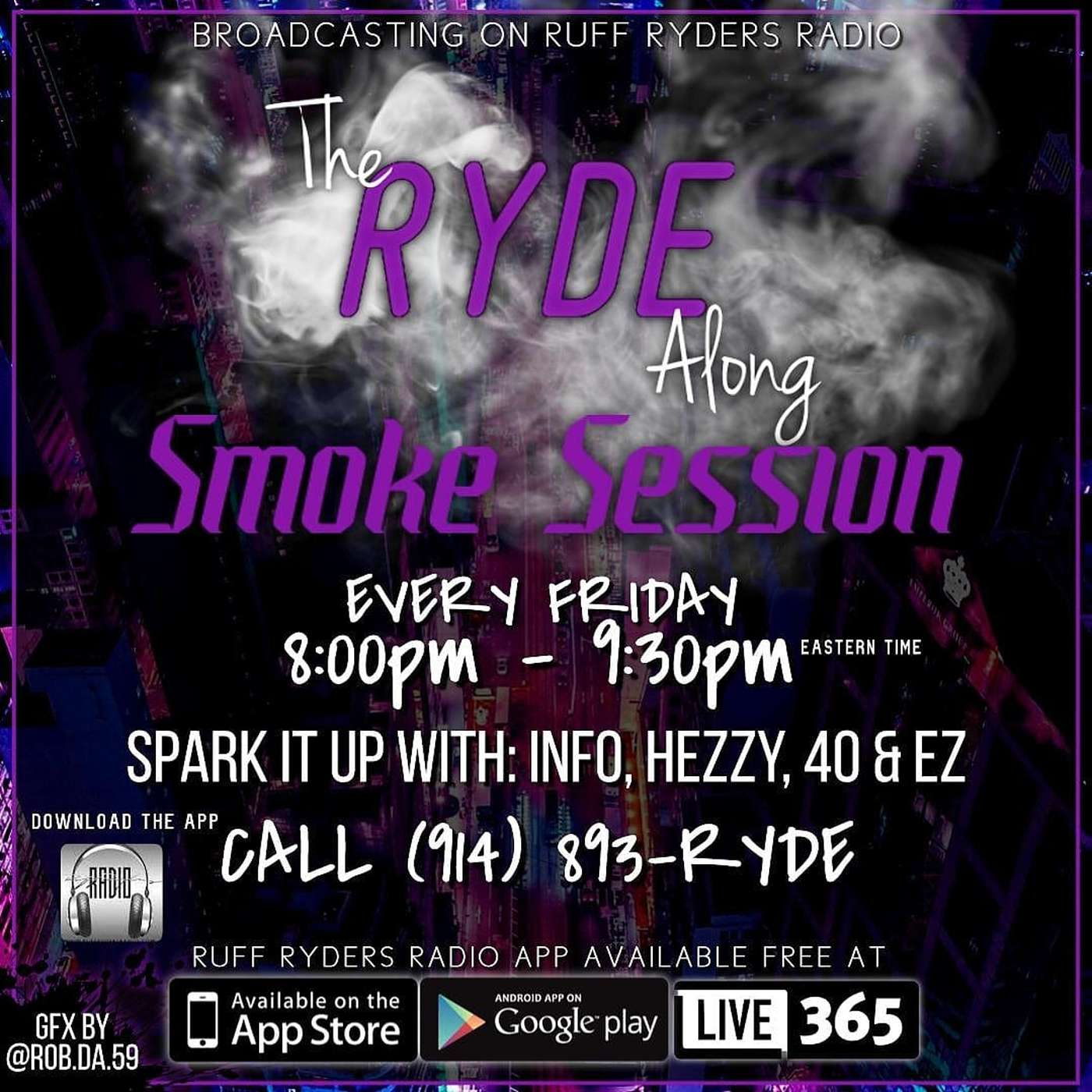 Episode 1: Friday Night Smoke Session with Hip Hop News, Bandz Danero & Gr8one Interview episode artwork