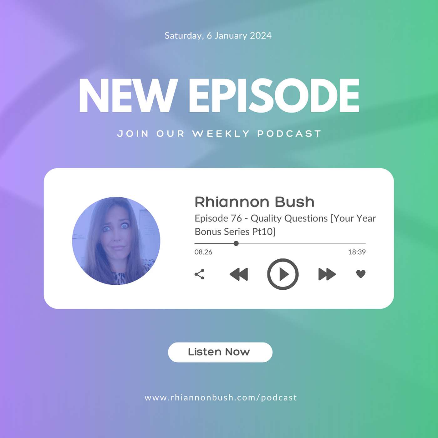 Ep. 76 - The One Question That Will Change Everything for You [Your Year Bonus Series, Pt.10]
