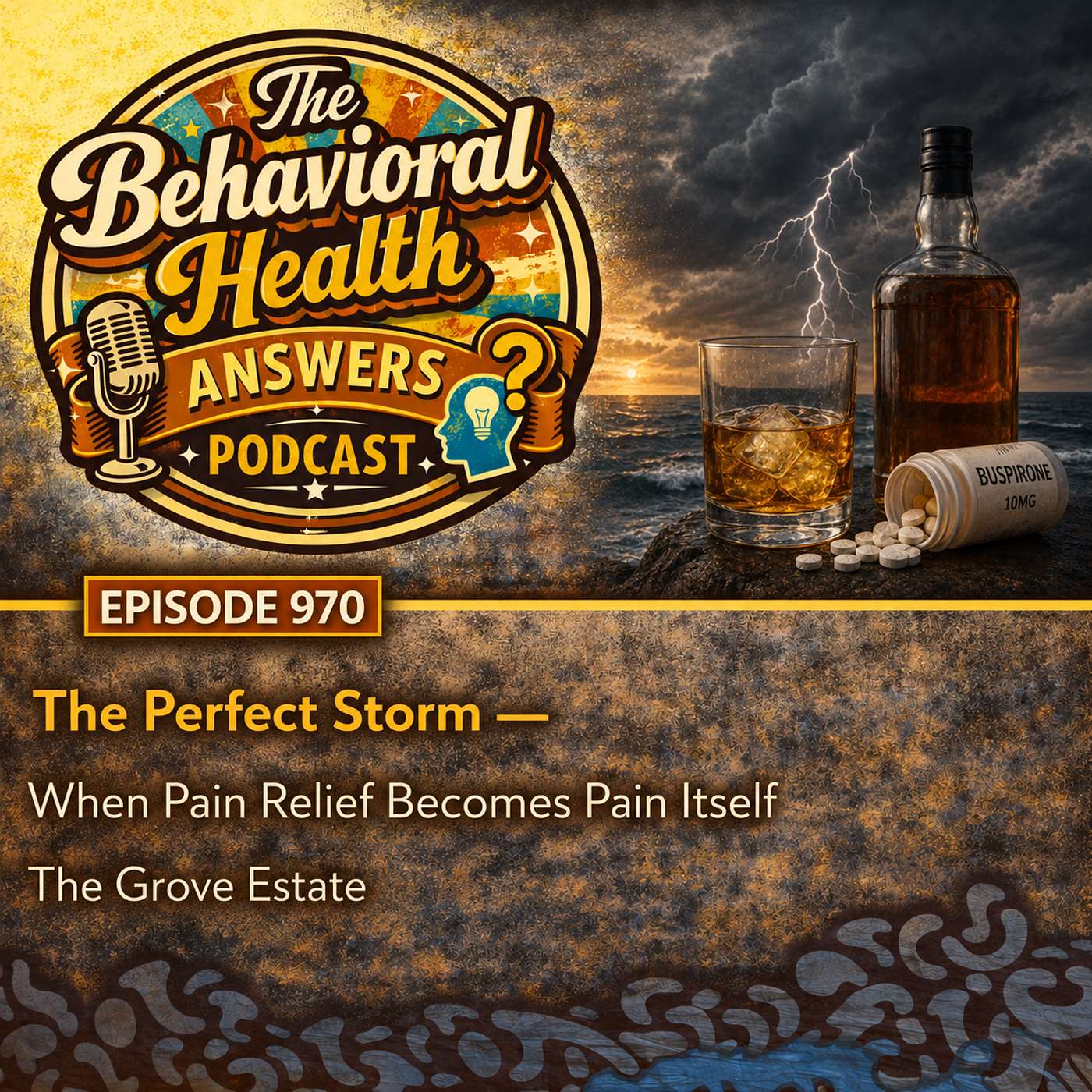 Episode 970: The Perfect Storm - When Pain Relief Becomes Pain Itself | The Grove Estate episode artwork