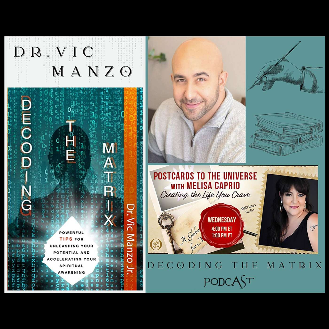 Author Dr. Vic Manzo - Decoding the Matrix, Founder of The Billionaire's Success Formula