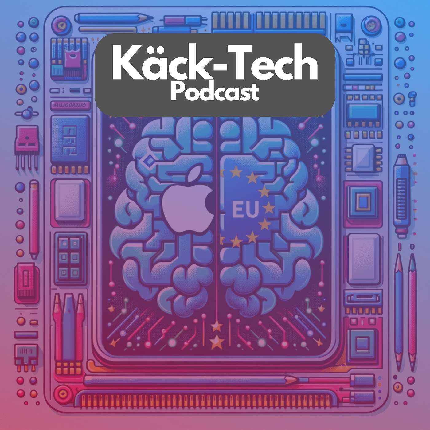 cover of episode Apples svar på EU:s DMA, Vision Pro & Neuralink hjärnimplantat i människor