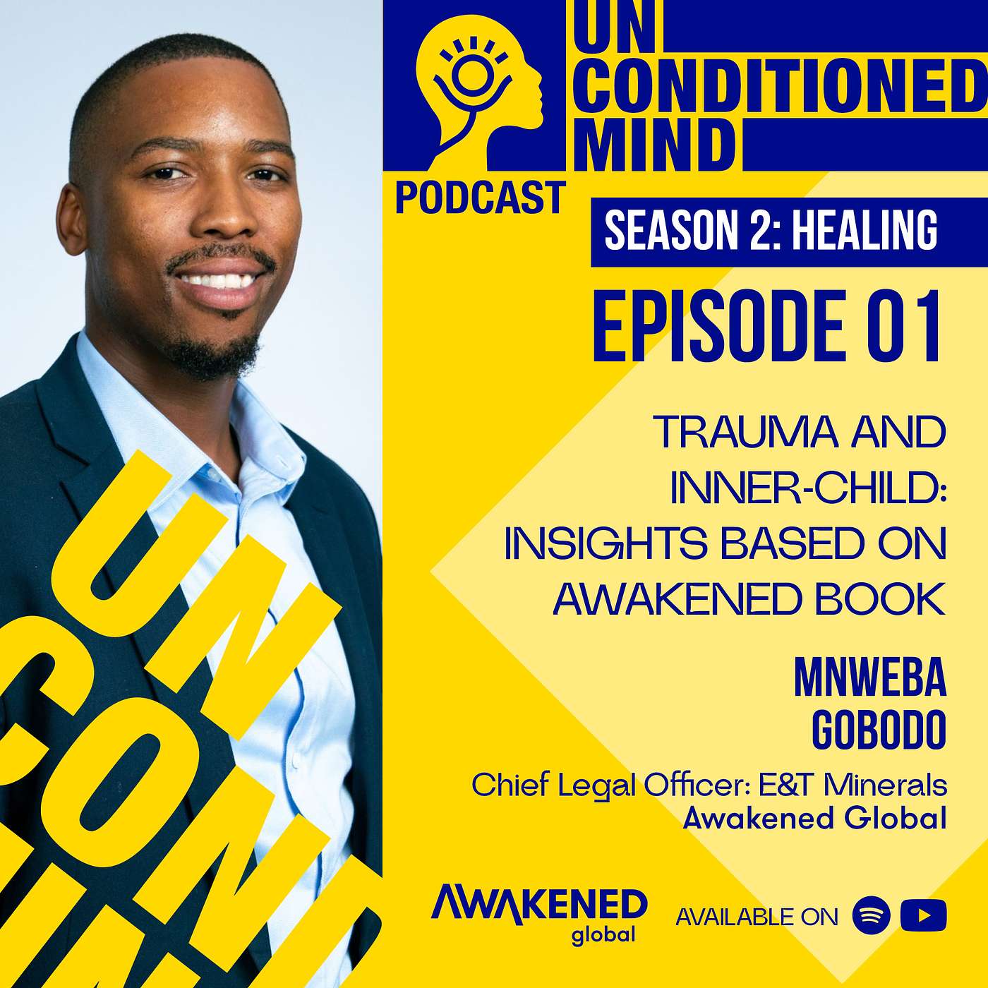 Healing inner-child and trauma by Mnweba Gobodo-Chief Legal Officer E&T Minerals: Season 2 Episode 1 episode artwork