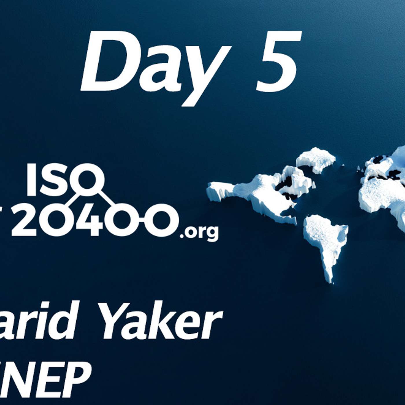 Day 5 of 10 days of ISO20400.org - Farid Yaker