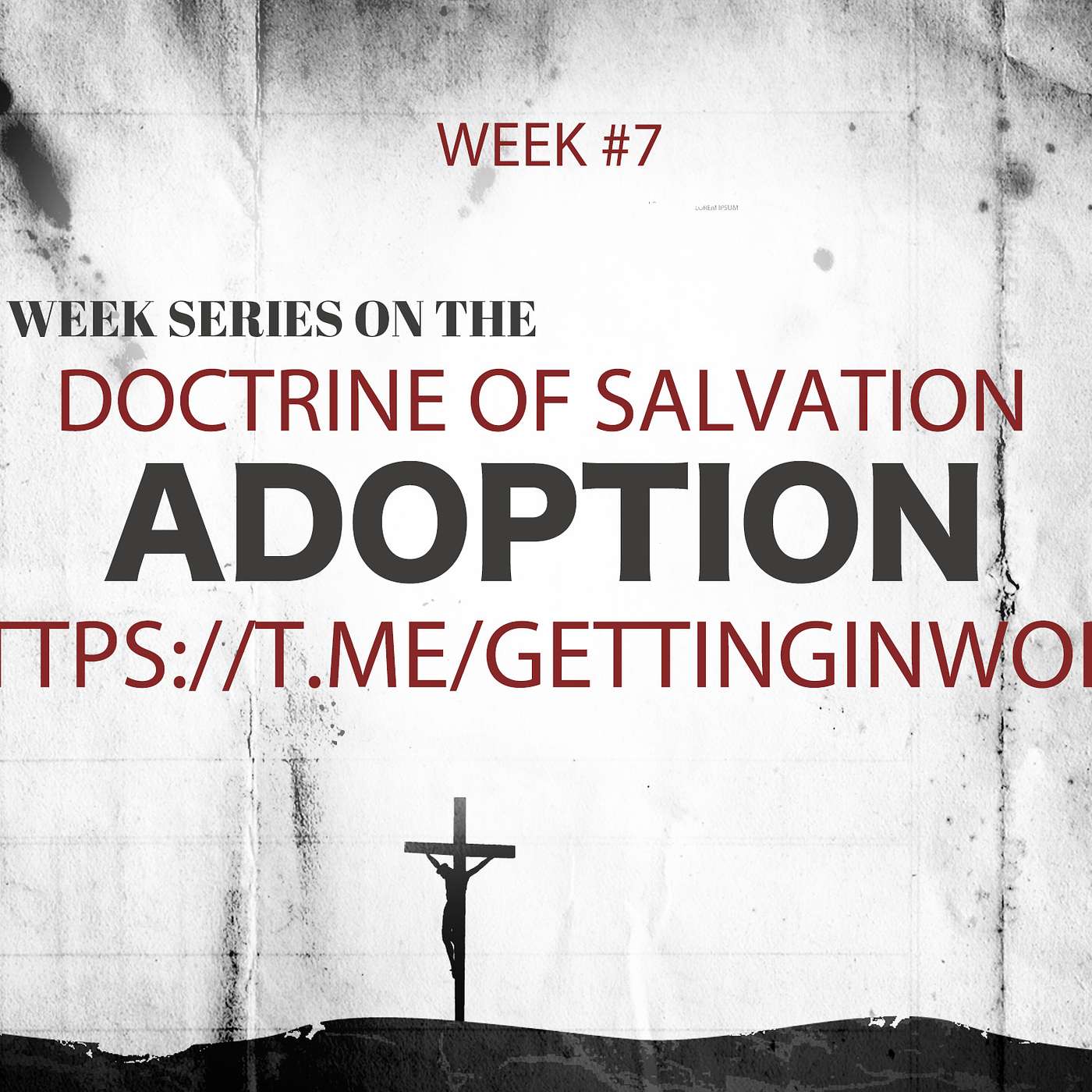 Doctrine of Salvation (Adoption) Wk 7