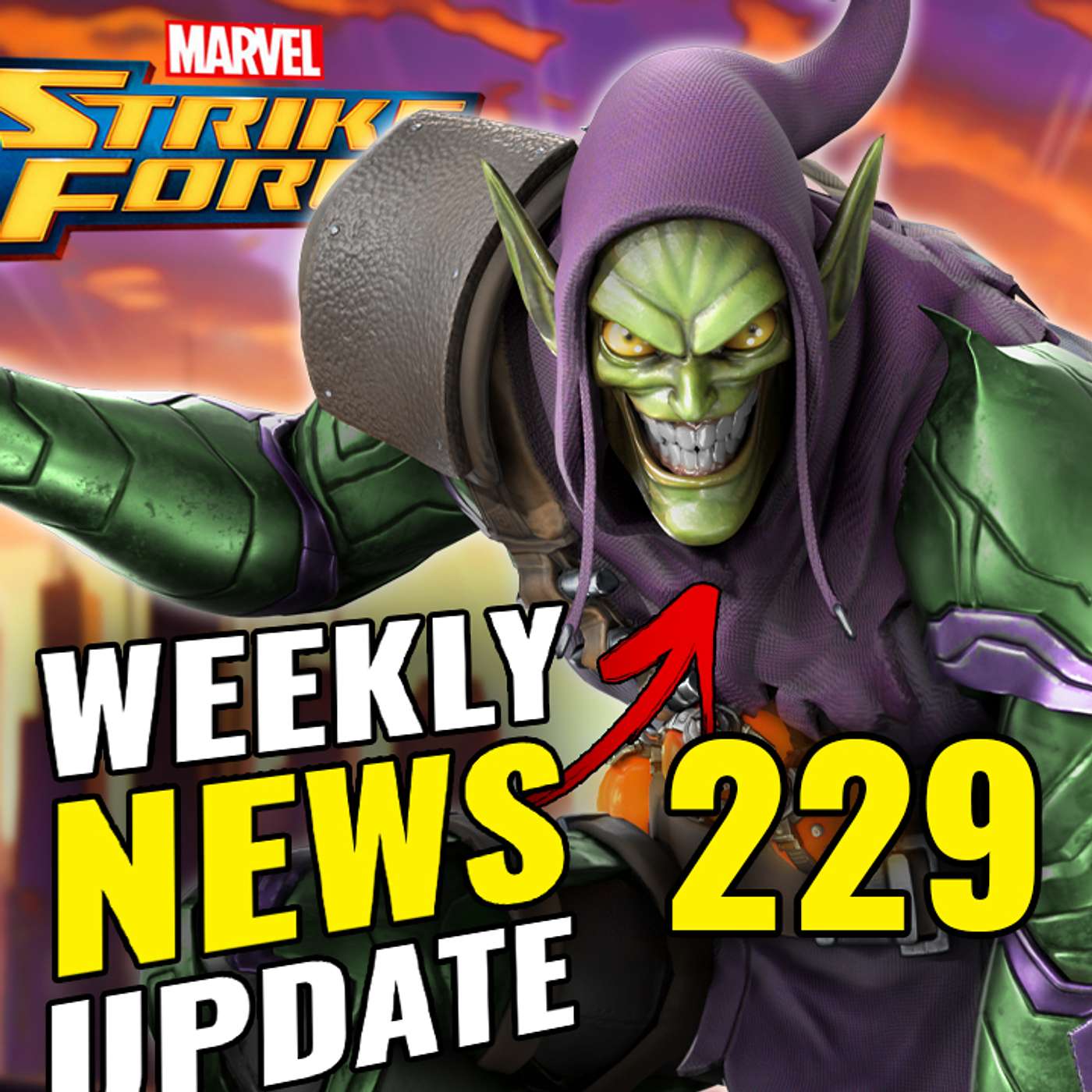 Episode 229: GREEN GOBLIN TRIALS BEGIN!, New Daily Challenges Coming?, FREE Vahl Shards - Marvel Strike Force