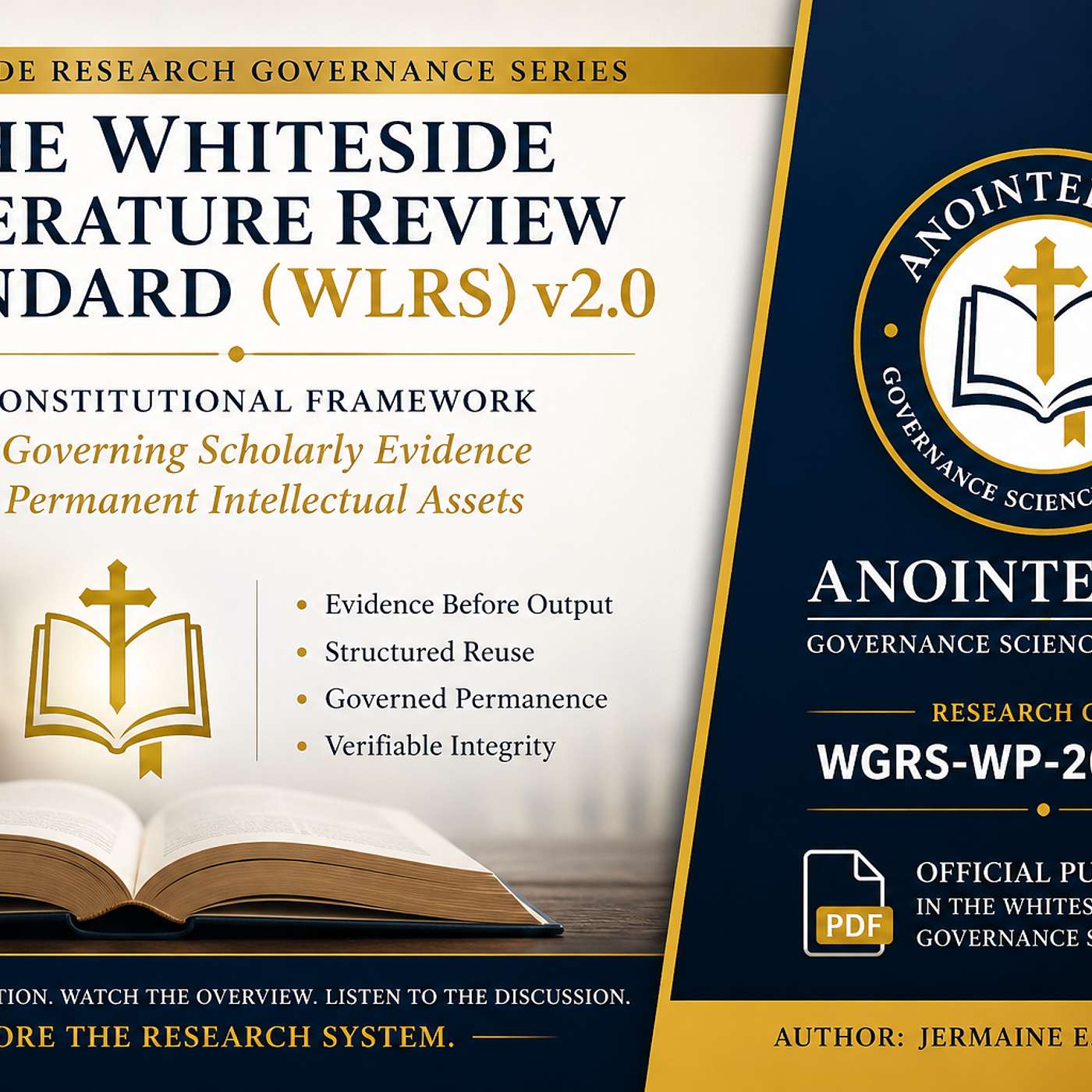 Why the Whiteside Literature Review Standard Changes Research Governance episode artwork