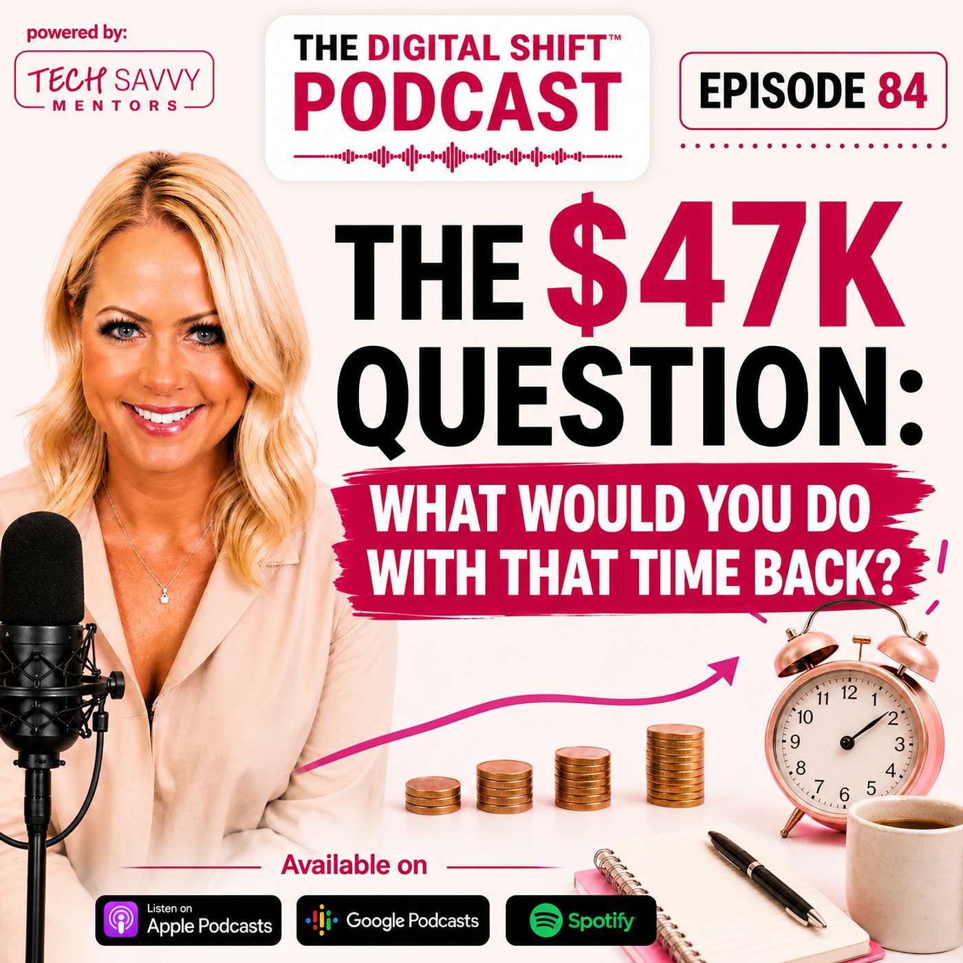 Podcast Episode 84 - The $47K Question: What Would You Do With That Time Back? episode artwork