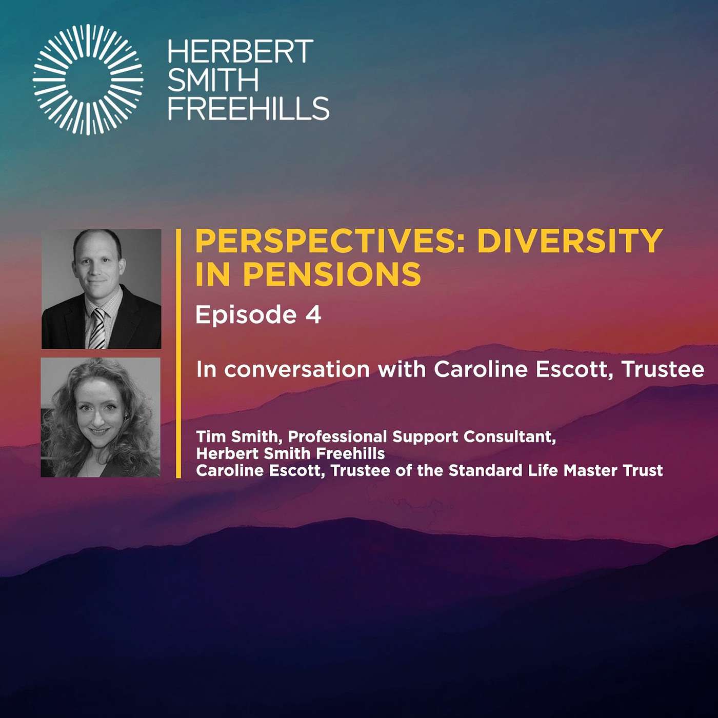 Perspectives: Pensions and diversity EP4 - In conversation with Caroline Escott, Trustee episode artwork