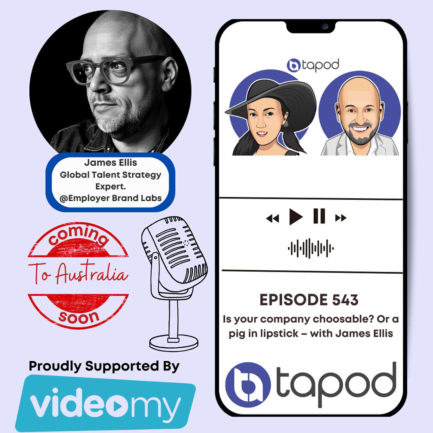 Episode 543 - Is your company choosable? Or a pig in lipstick – with James Ellis. Episode 543 - Is your company choosable? Or a pig in lipstick – with James Ellis.