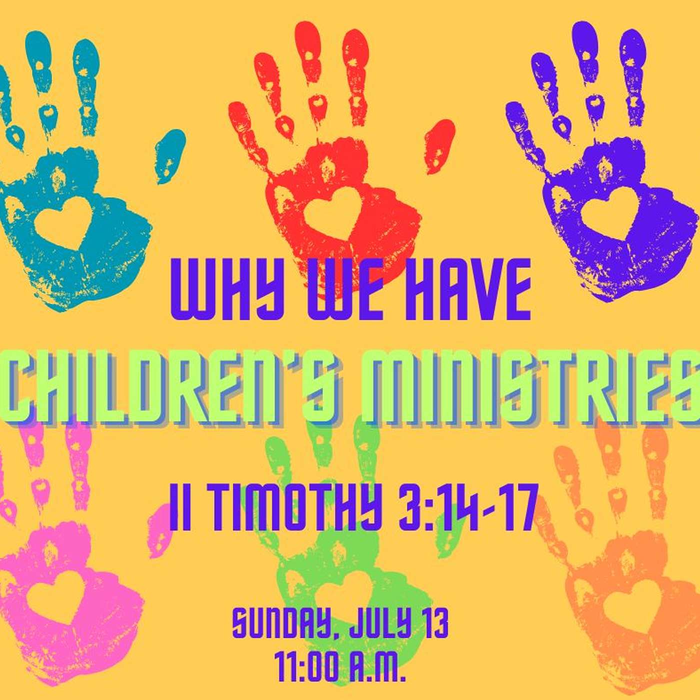 Why We Have Children's Ministries