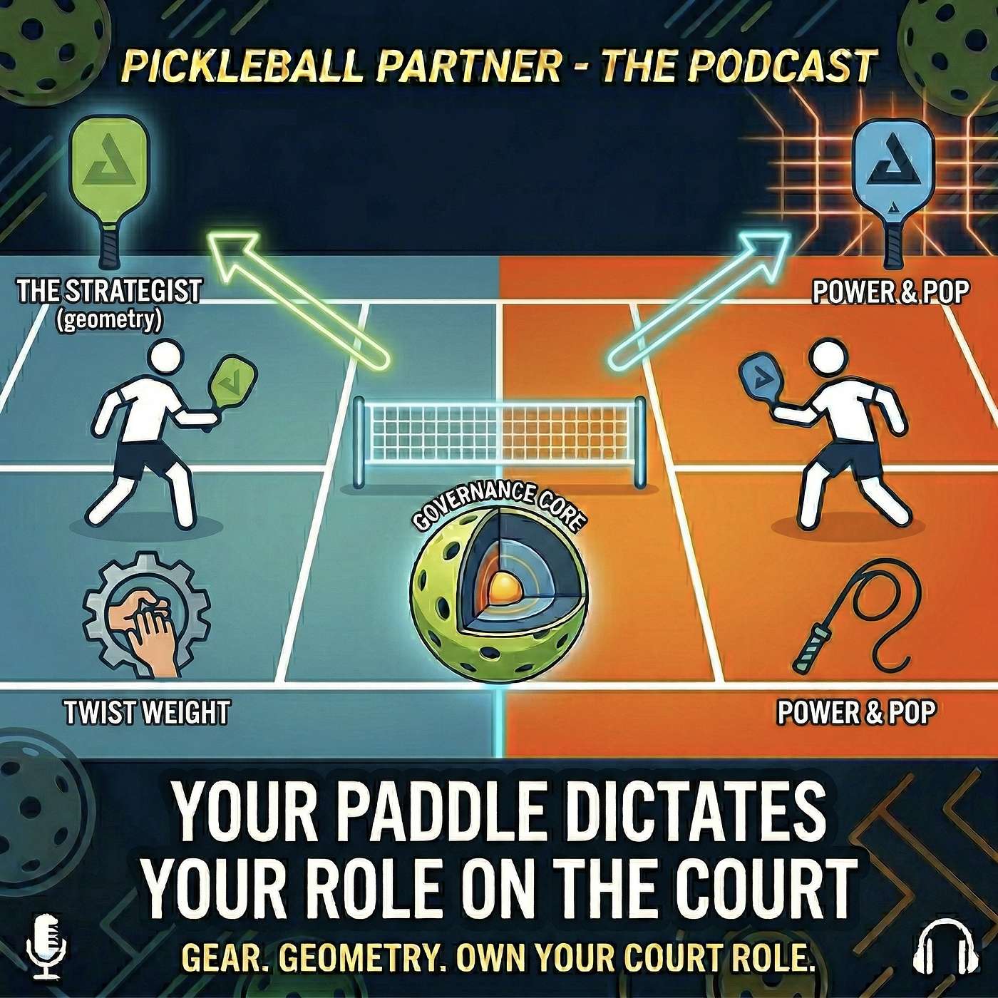 Your Paddle Dictates Your Role On Court