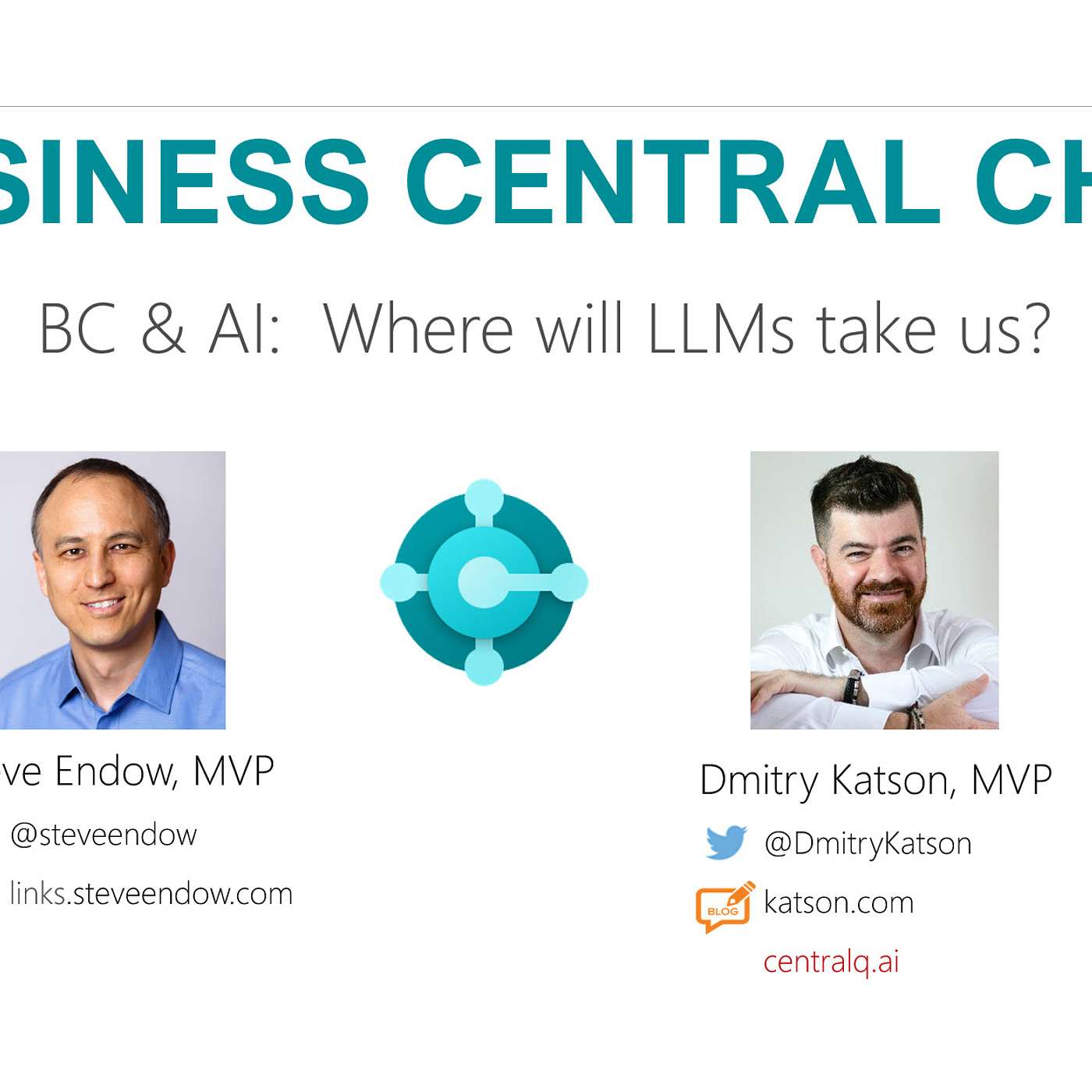 Business Central Chat: Steve chats with Dmitry Katson about the BC, AI, and LLMs!