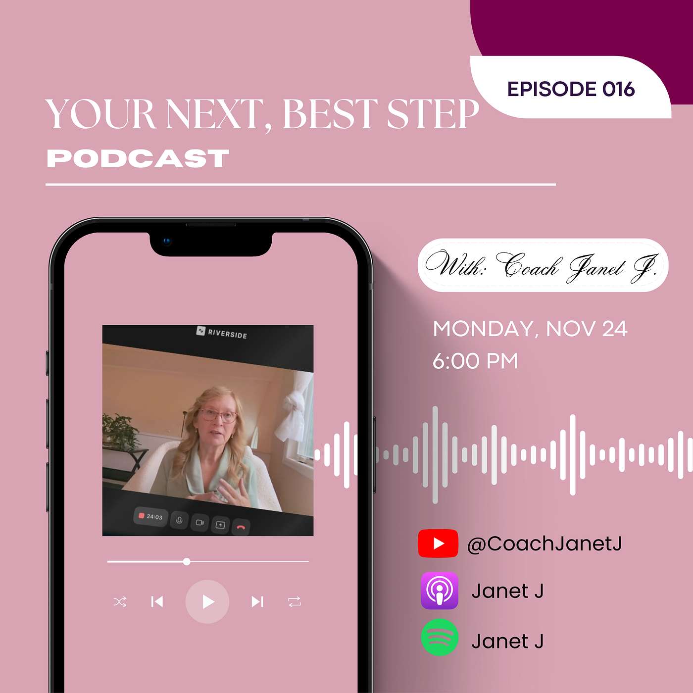 Episode 016: Your Thanksgiving Peace Pause: How to Reset Your Mind, Body & Spirit in 90 Seconds episode artwork