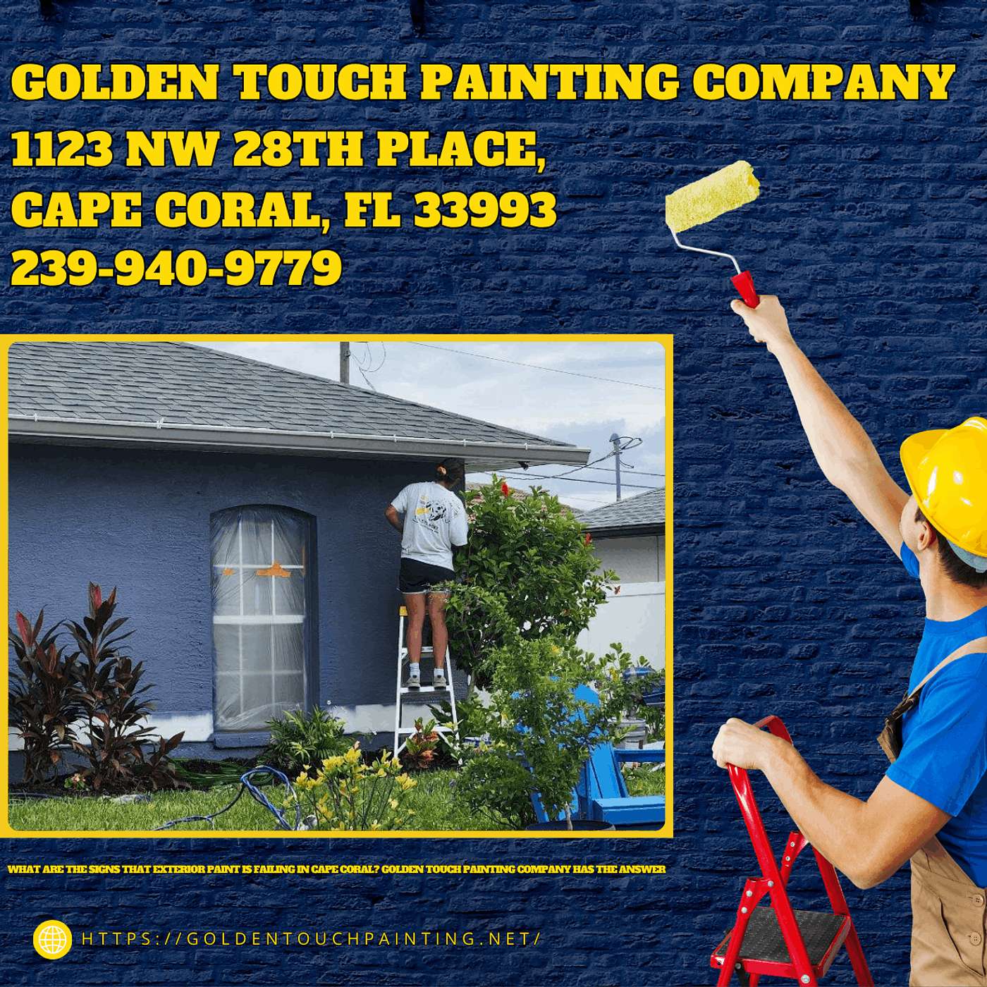 What Are the Signs That Exterior Paint Is Failing in Cape Coral? Golden Touch Painting Company Has the Answer episode artwork