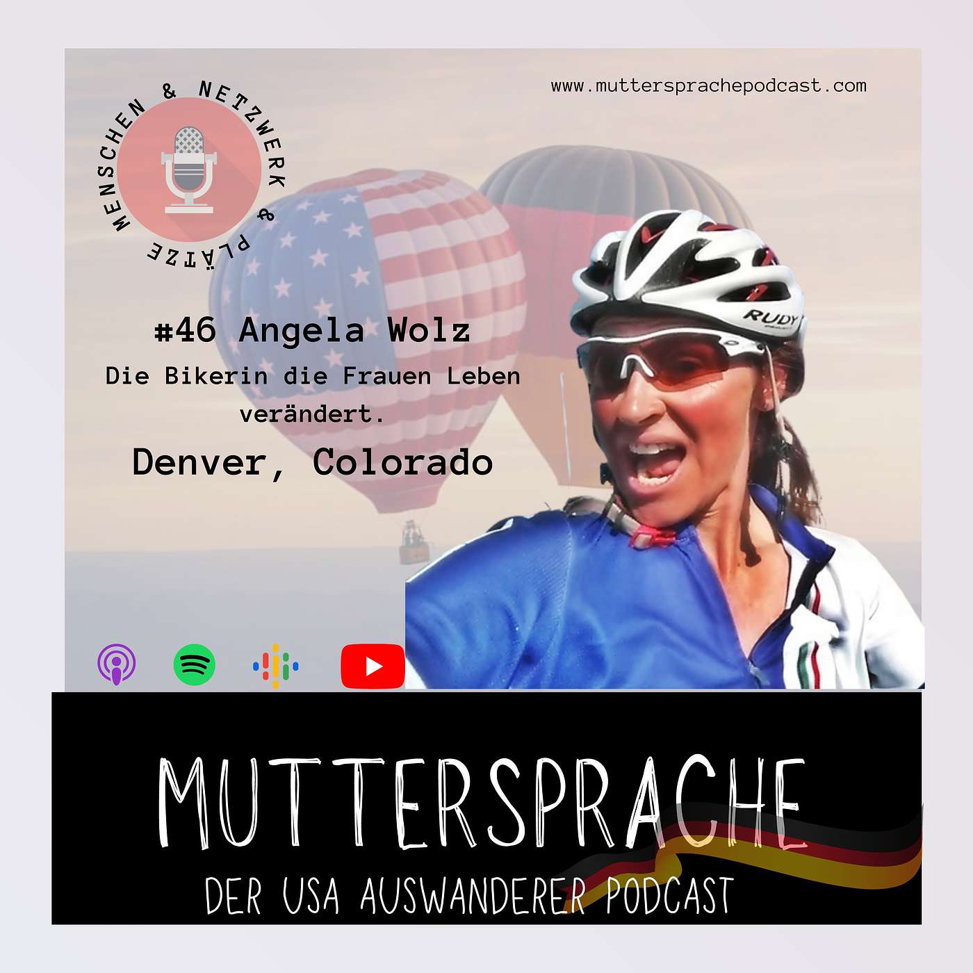 Folge 46: Die Bikerin die das Leben von Frauen verändert. ANGELA WOLZ - Denver, Colorado episode artwork