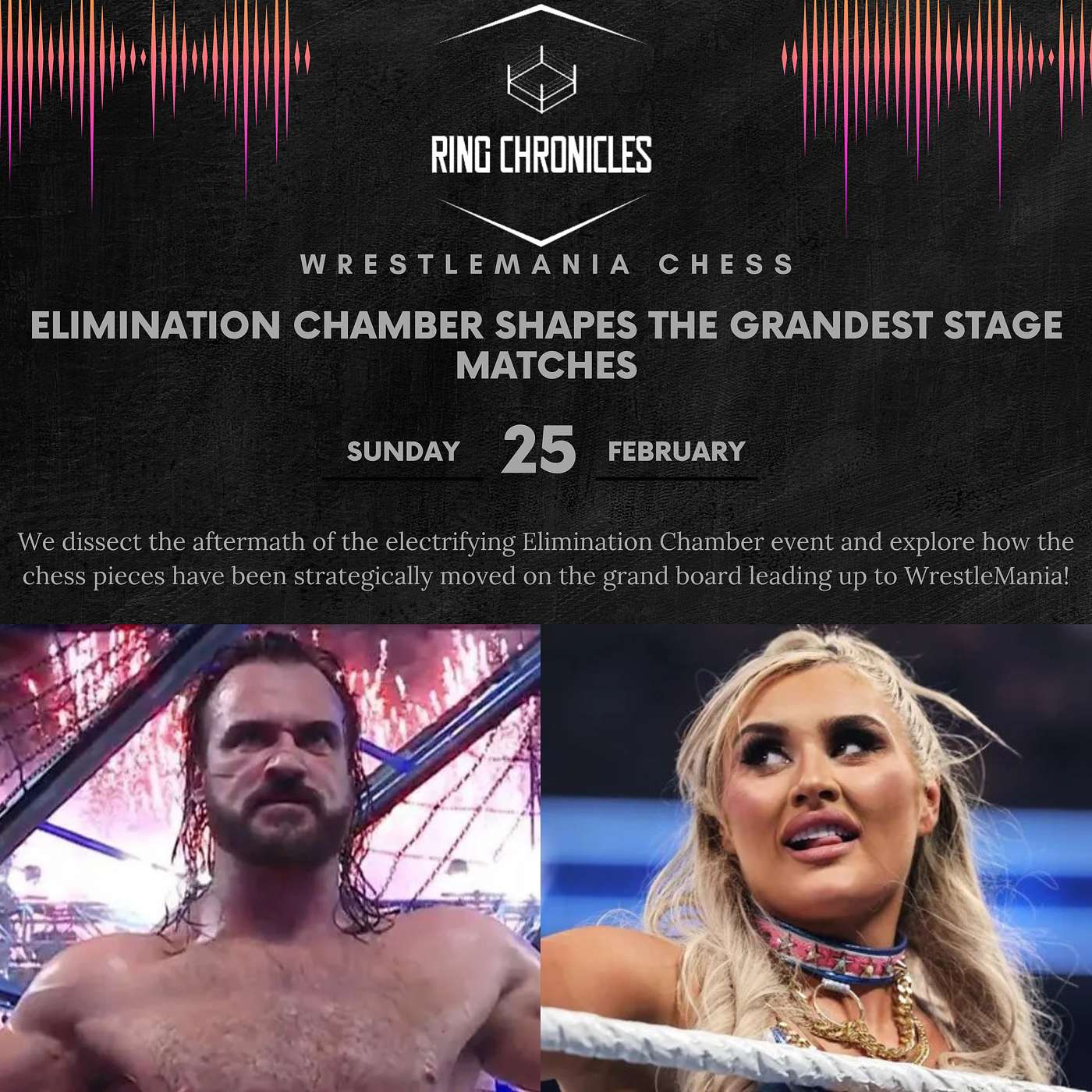 WrestleMania Chess: Elimination Chamber Shapes the Grandest Stage Matches episode artwork