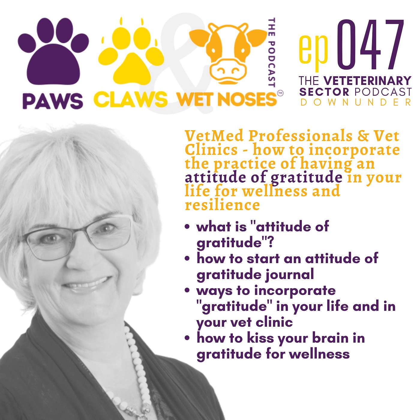 vets and vet clinics - attitude of gratitude + kiss your brain in gratitude for wellness
