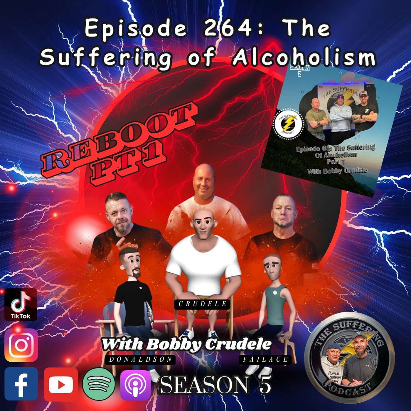 Episode 264: The Suffering of Alcoholism PT 1 REBOOT with Bobby Crudele Episode 264: The Suffering of Alcoholism PT 1 REBOOT with Bobby Crudele