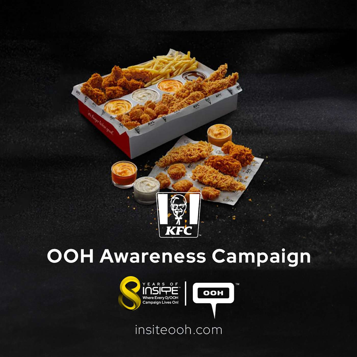 KFC’s Dipping Sharing Box Tuneful on UAE's D/OOH episode artwork