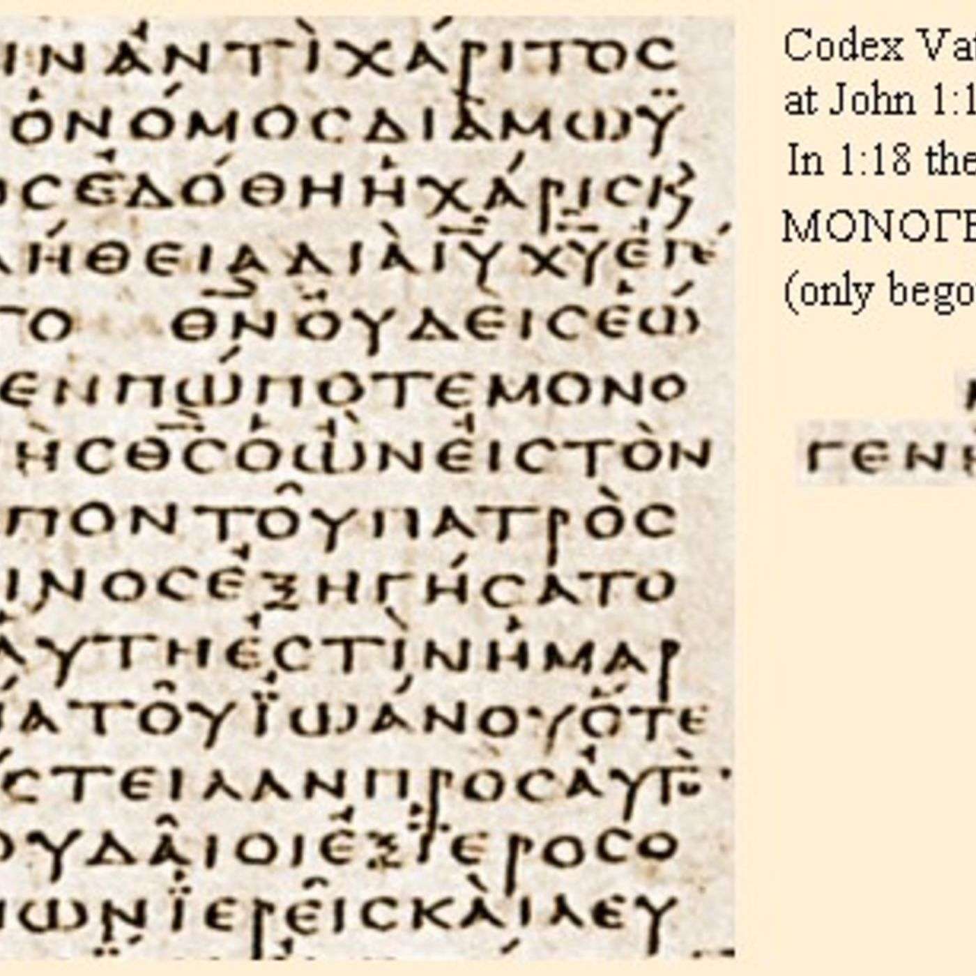 419 Textual Variation in John 1:18 (Response to Torah Resource - 5) episode artwork