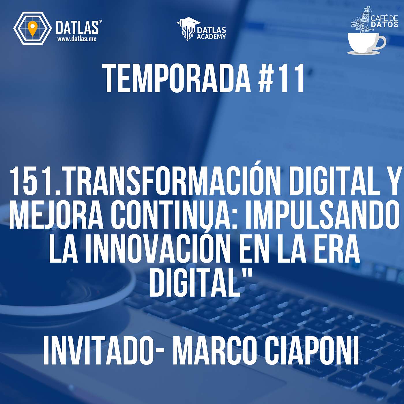 INICIO TEMPORADA #11 Episodio #151 "Transformación Digital y Mejora Continua: Impulsando la Innovación en la Era Digital" Invitado- Marco Ciaponi