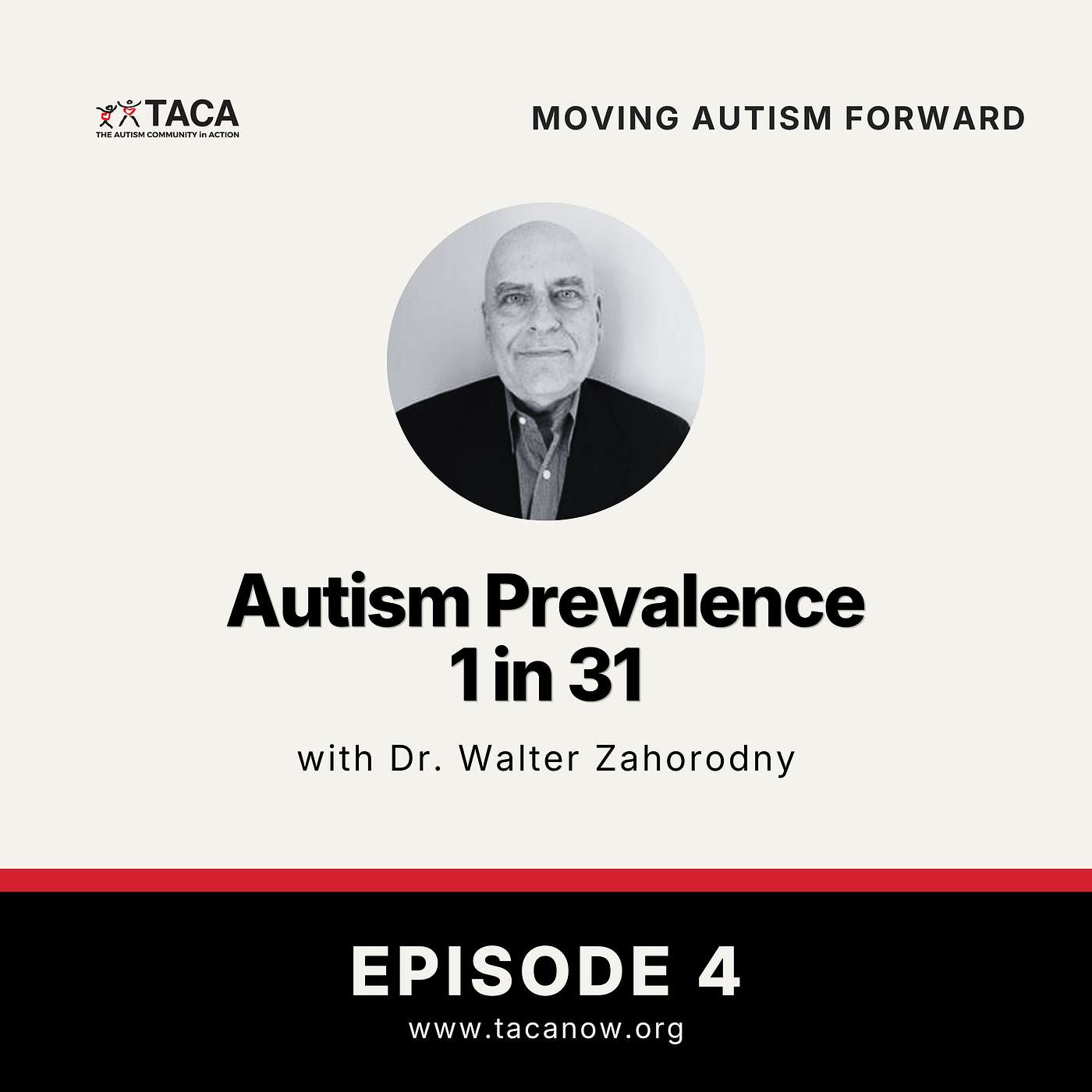 Episode 4: Autism prevalence 1 in 31 with Dr. Walter Zahorodny episode artwork