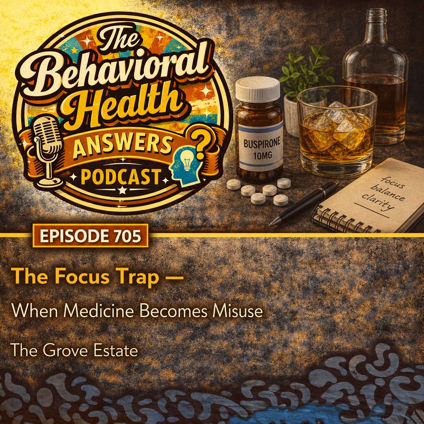 Episode 705: The Focus Trap - When Medicine Becomes Misuse | The Grove Estate episode artwork