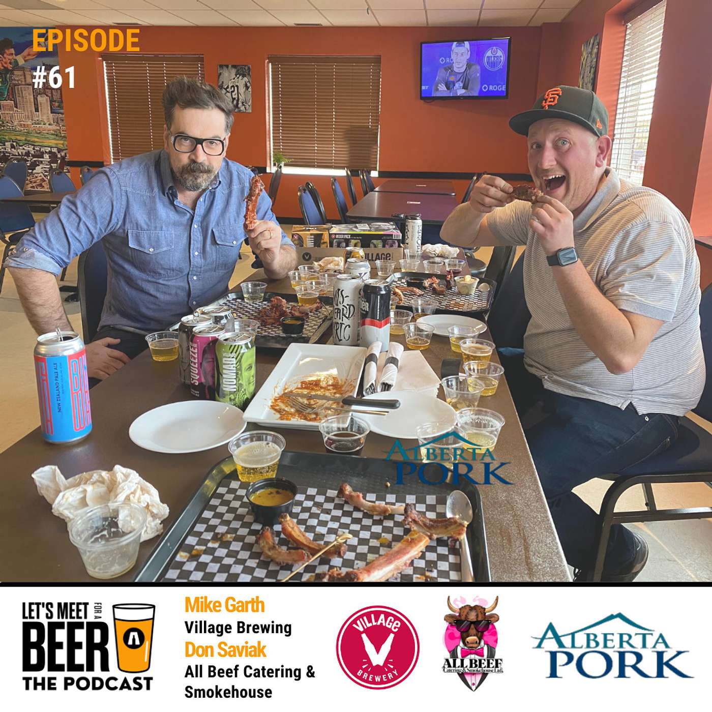 Episode #61 - Cooking With Beer! Featuring: Mike Garth, Village Brewing & Don Saviak, All Beef Catering