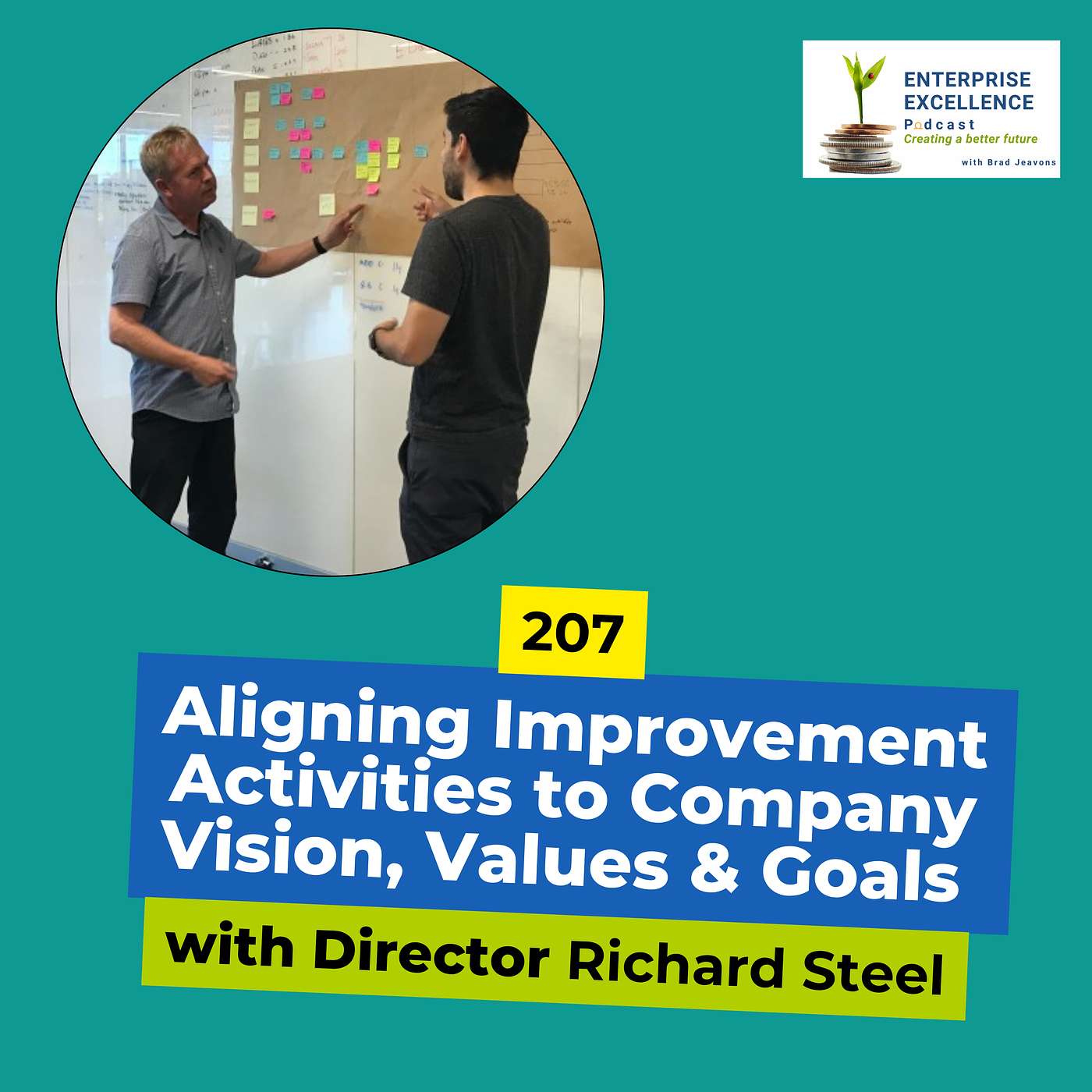 207 Aligning Improvement Activities to Company Vision, Values & Goals with Richard Steel 207 Aligning Improvement Activities to Company Vision, Values & Goals with Richard Steel