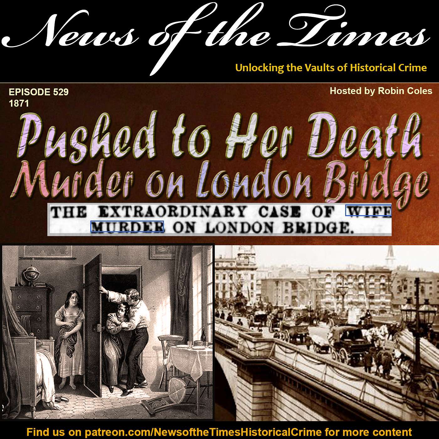 Pushed to Her Death:  Murder on London Bridge