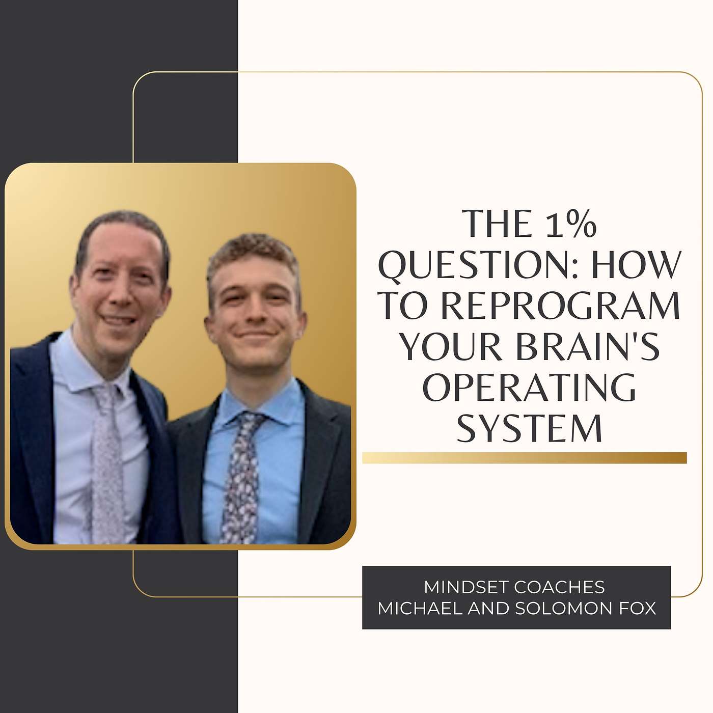 The 1% Question: How to Reprogram Your Brain's Operating System