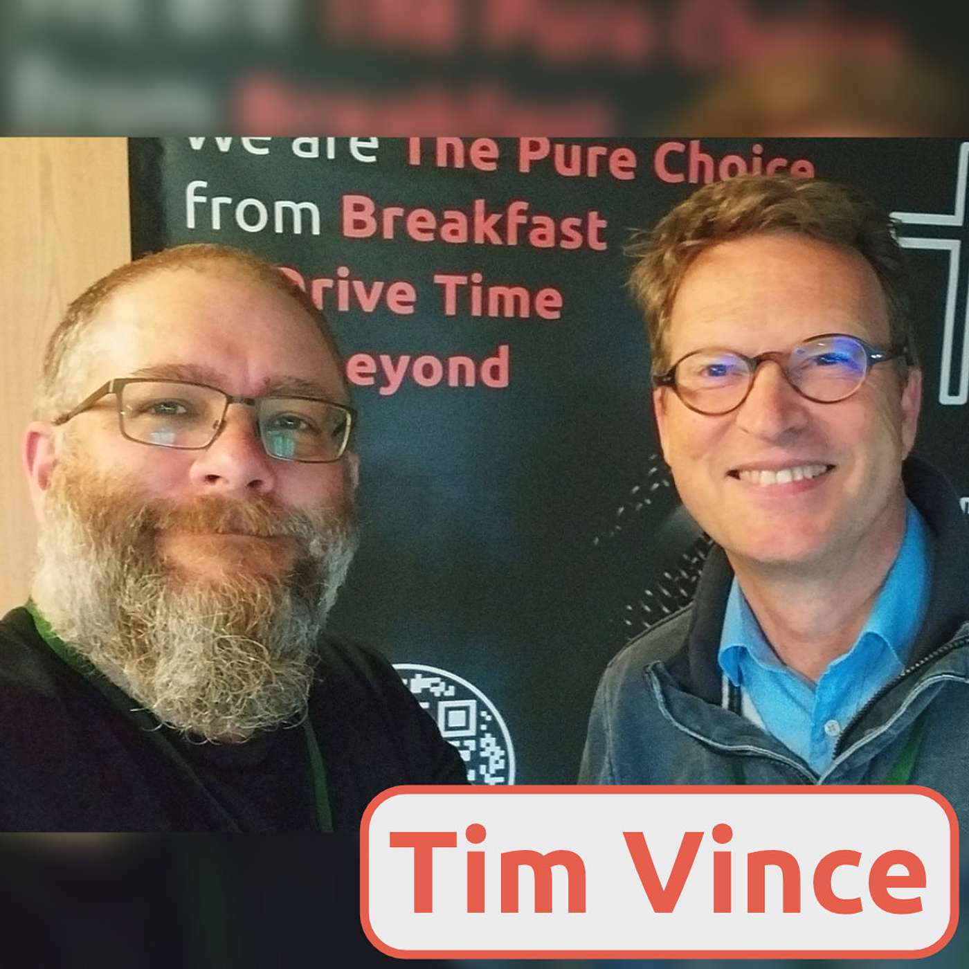 Andy B chats with Tim Vince at TEACH Camp