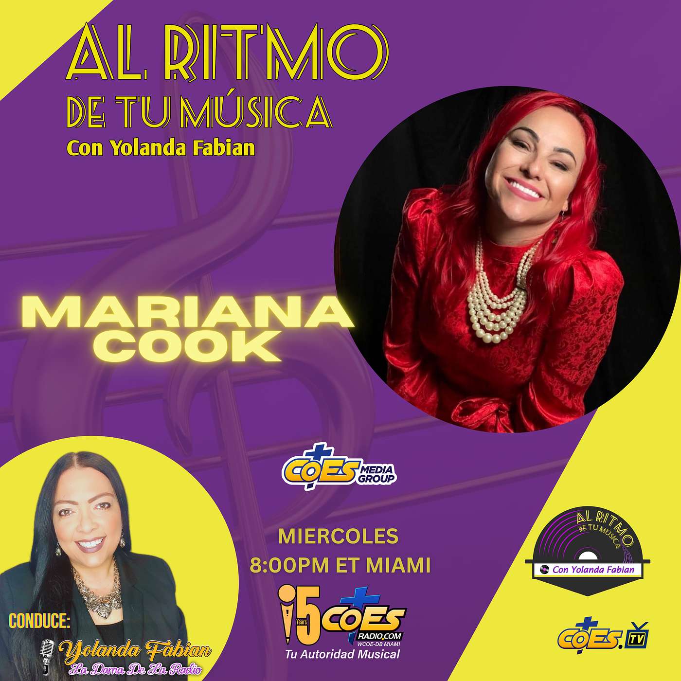 Mariana Cook en Al Ritmo de tu Música con Yolanda Fabian episode artwork