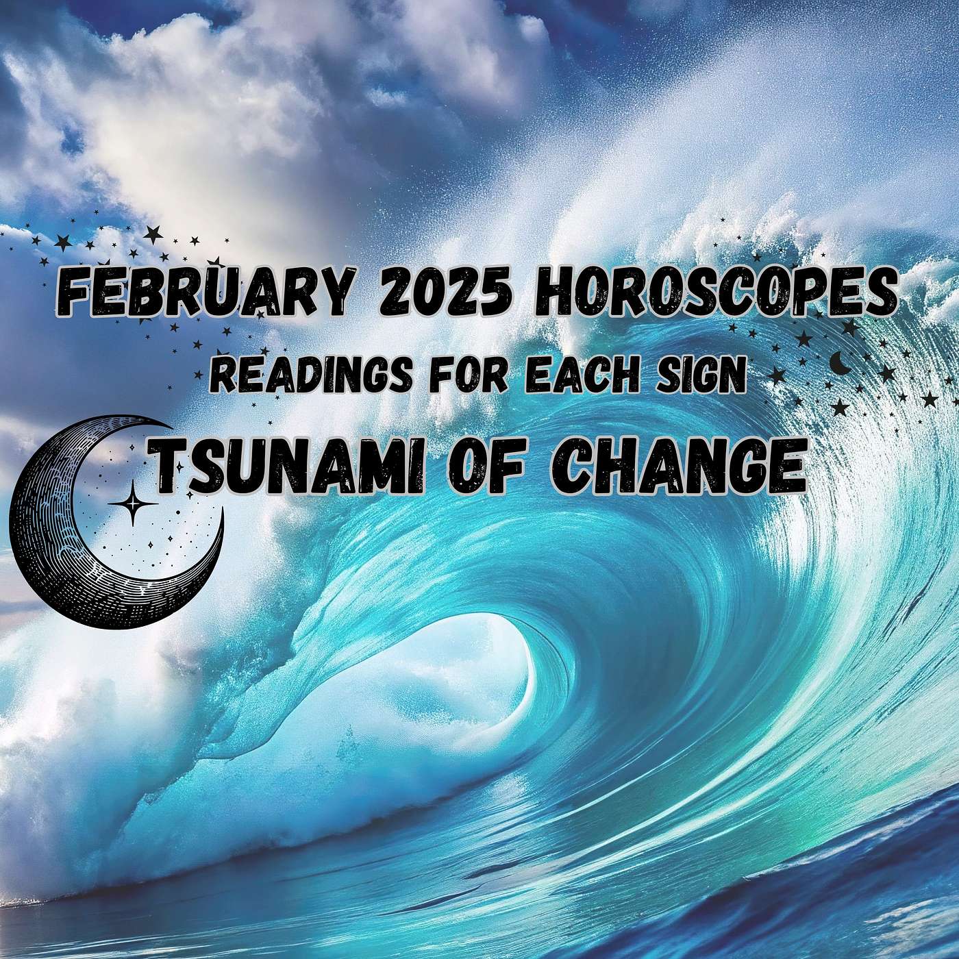 FEBRUARY 2025. 12 HOROSCOPE READINGS + Timestamps. TSUNAMI of CHANGE! [Astrology]