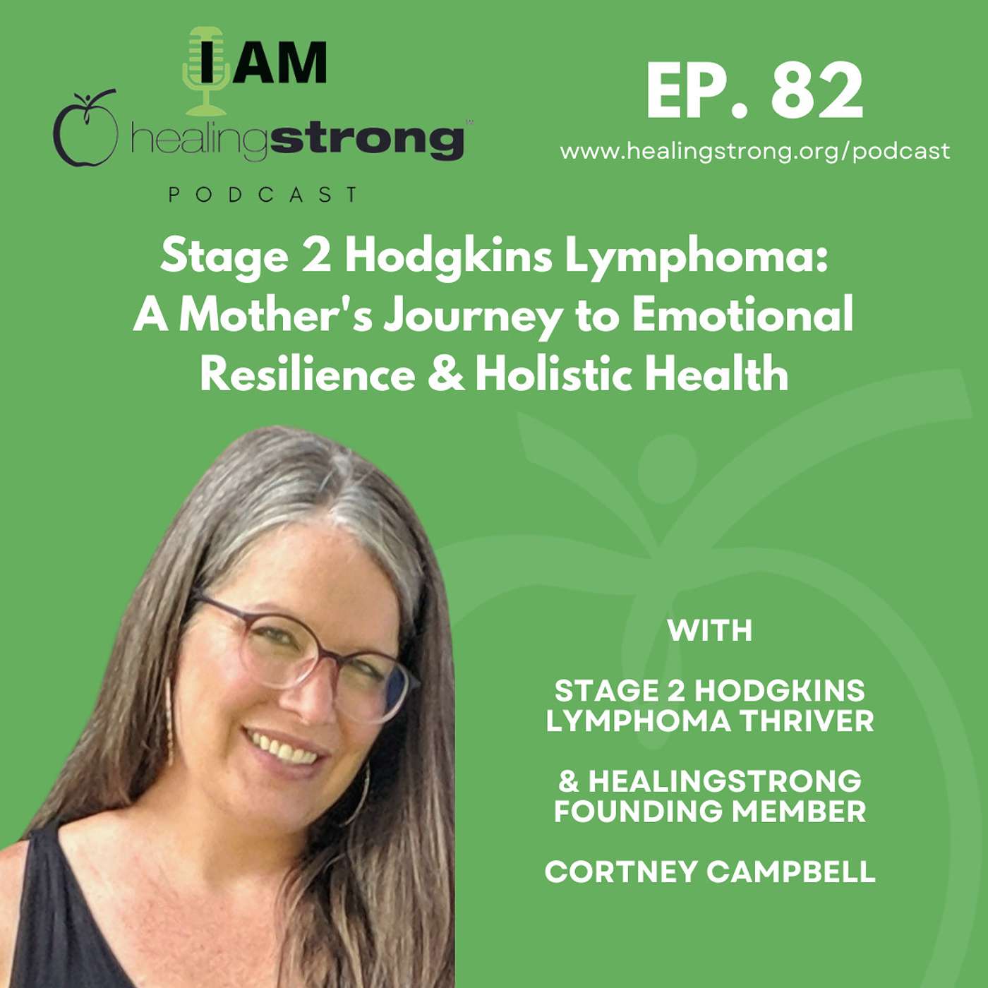 82: Stage 2 Hodgkins Lymphoma: A Mother's Journey to Emotional Resilience & Holistic Health | Cortney Campbell PART 1