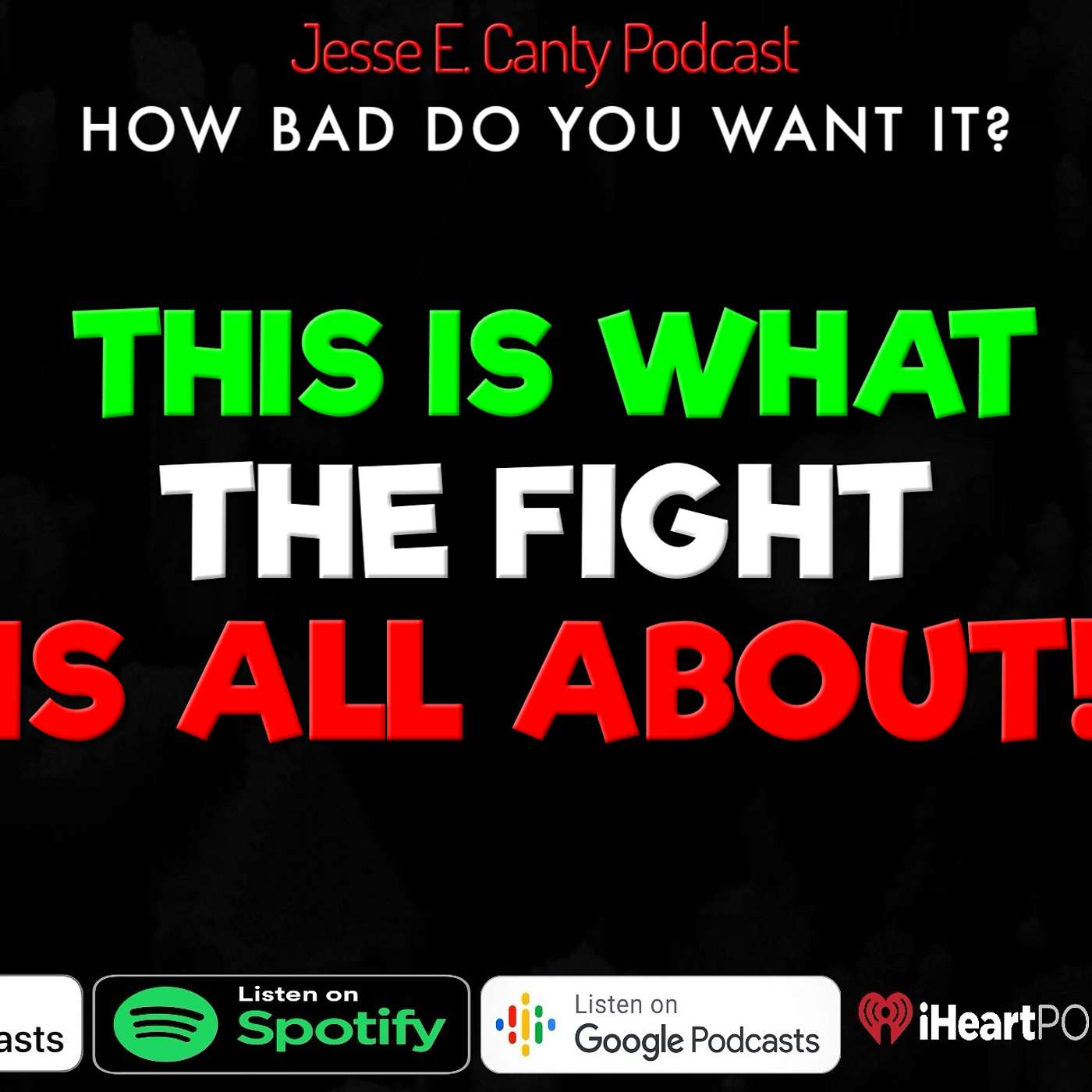 THIS IS WHAT THE FIGHT, IS ALL ABOUT!