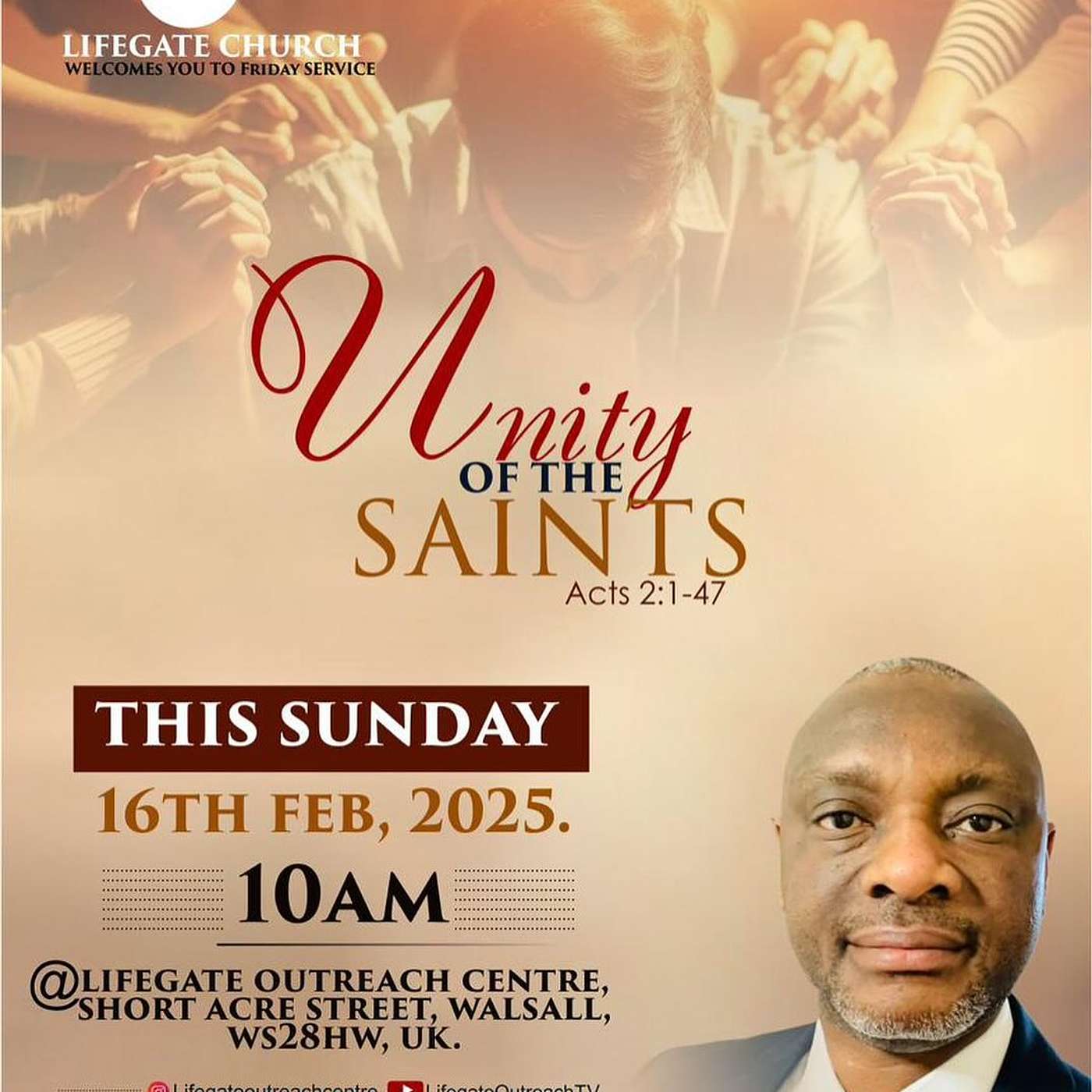 Uniting with Friends and Associates - Lifegate Church - 23.2.25